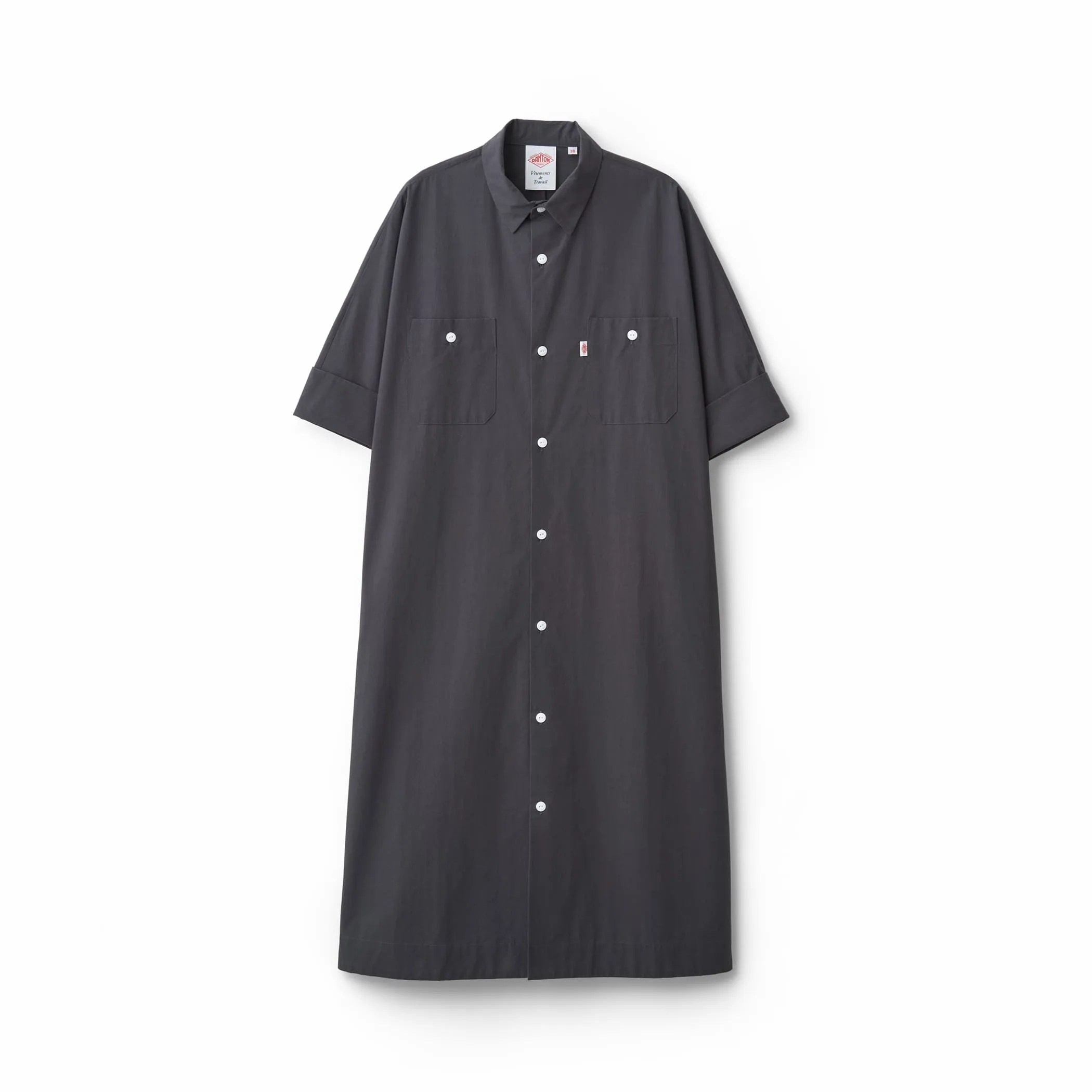 Women's Cotton Poplin Work Shirt Dress sold by Danton