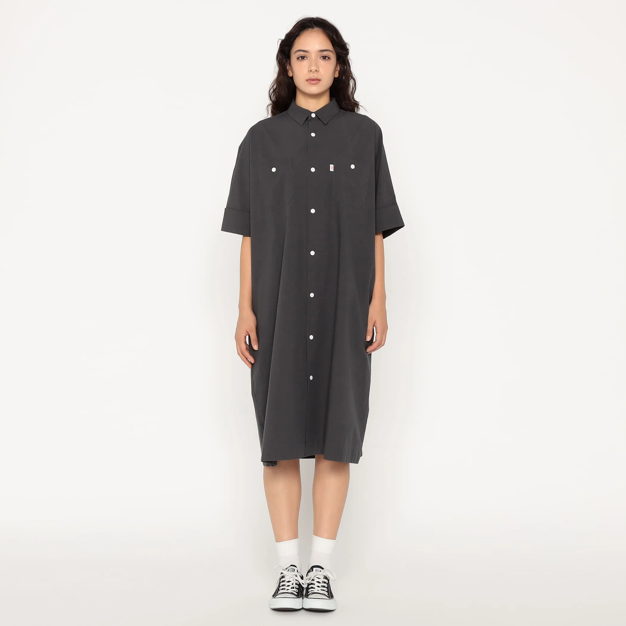 Women's Cotton Poplin Work Shirt Dress sold by Danton product image thumbnail 4