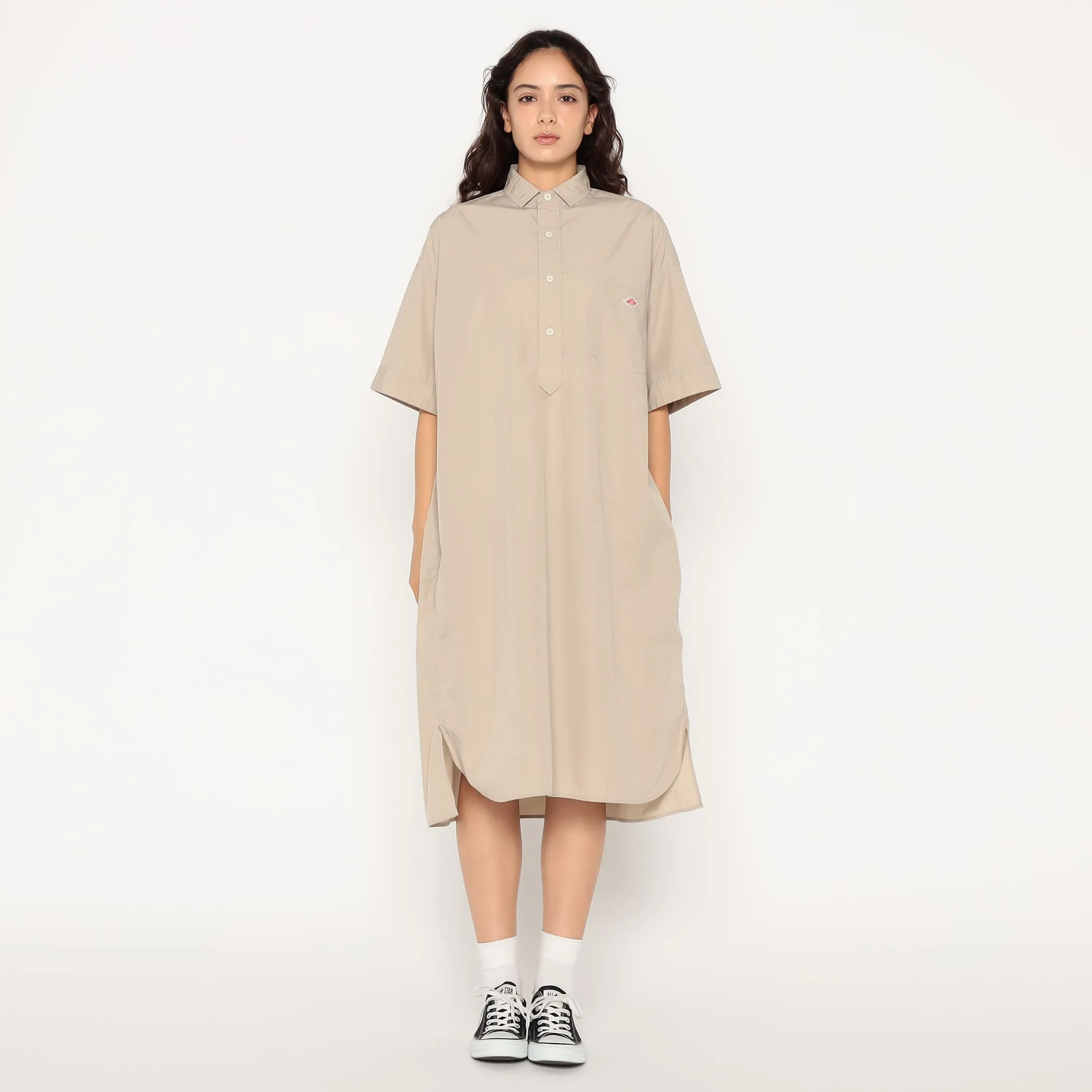 Women's Cotton Poplin Pullover Shirt Dress sold by Danton product image thumbnail 3