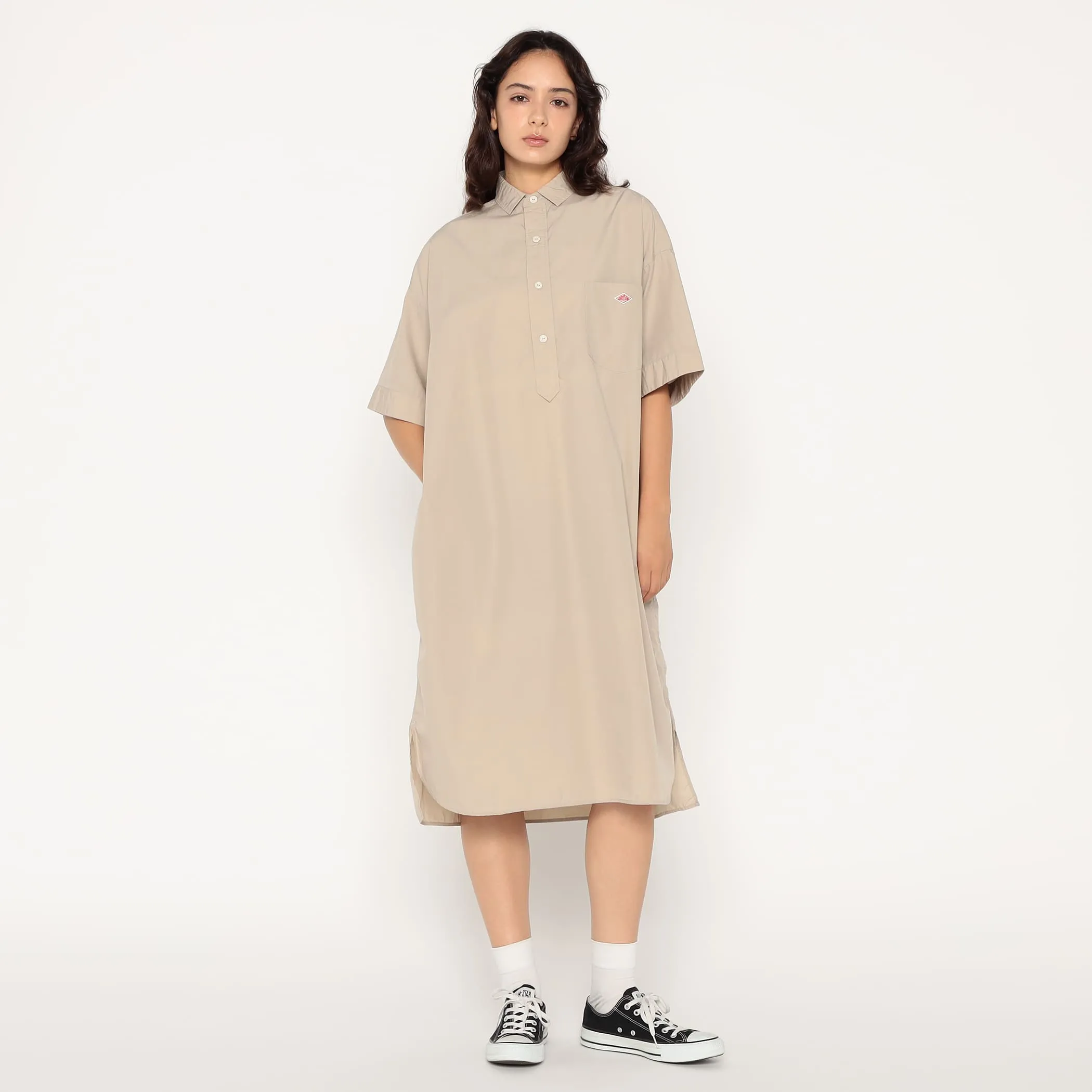 Women's Cotton Poplin Pullover Shirt Dress sold by Danton product image thumbnail 2