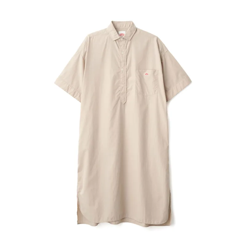 Women's Cotton Poplin Pullover Shirt Dress made by Danton