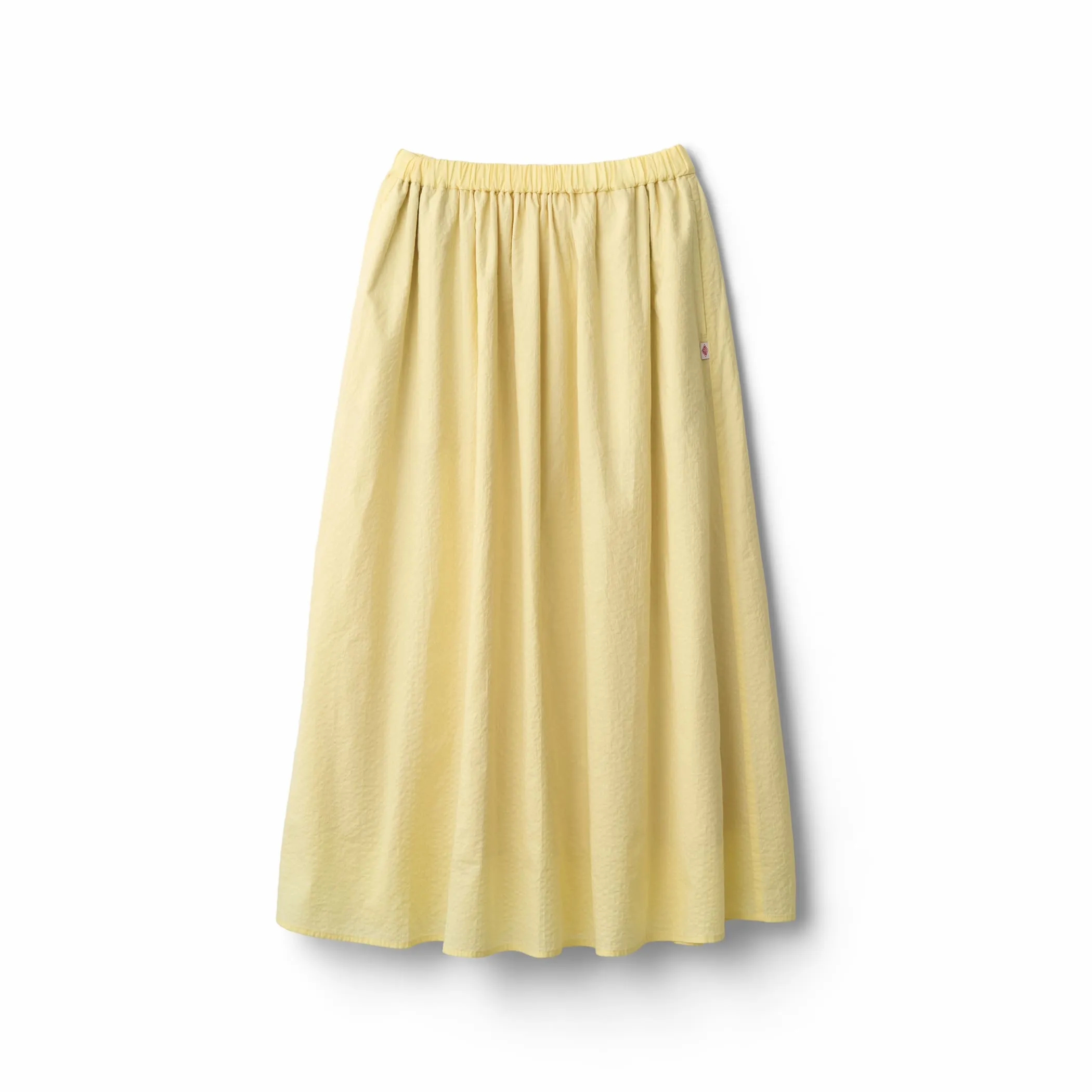 Women's Seersucker Gather Skirt sold by Danton