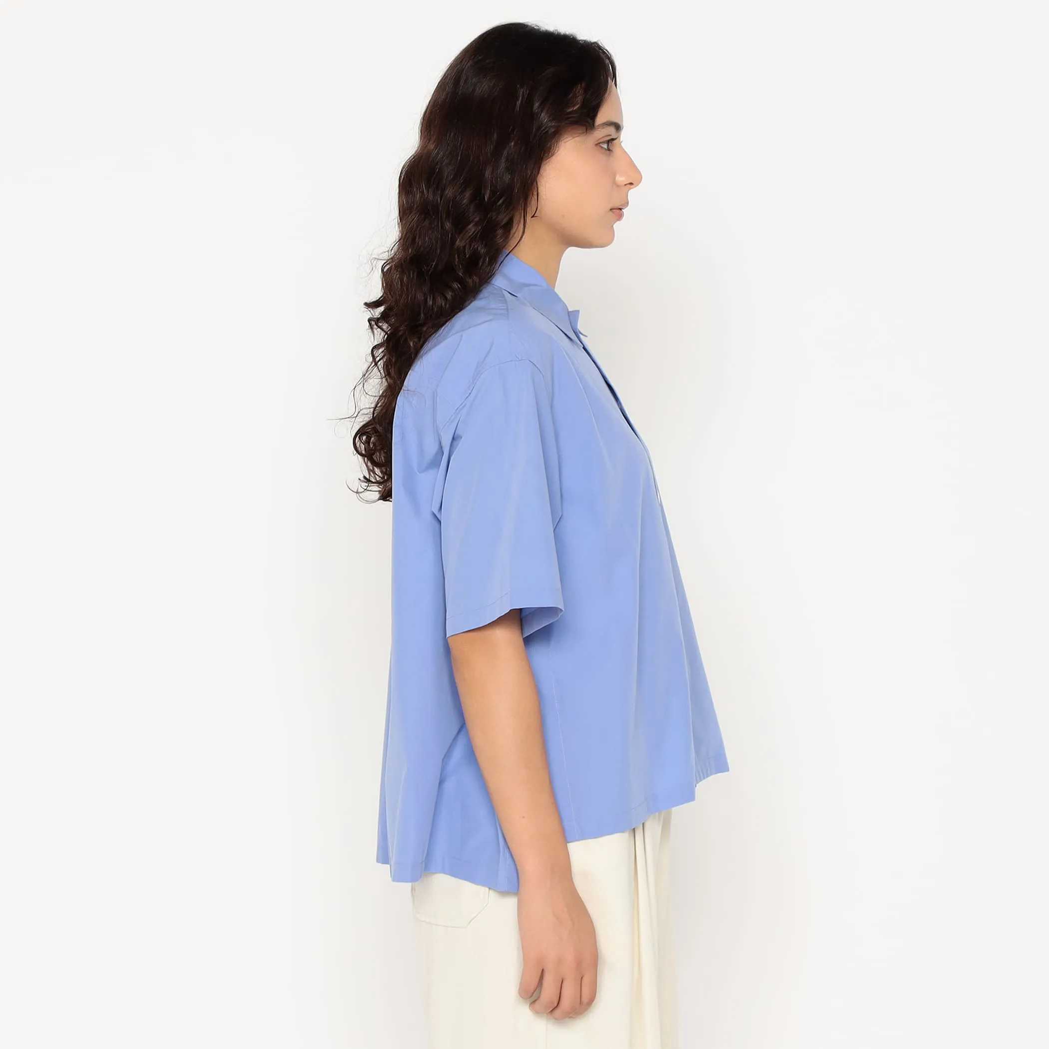 Women's Cotton Poplin Half Sleeve Shirt sold by Danton product image thumbnail 4