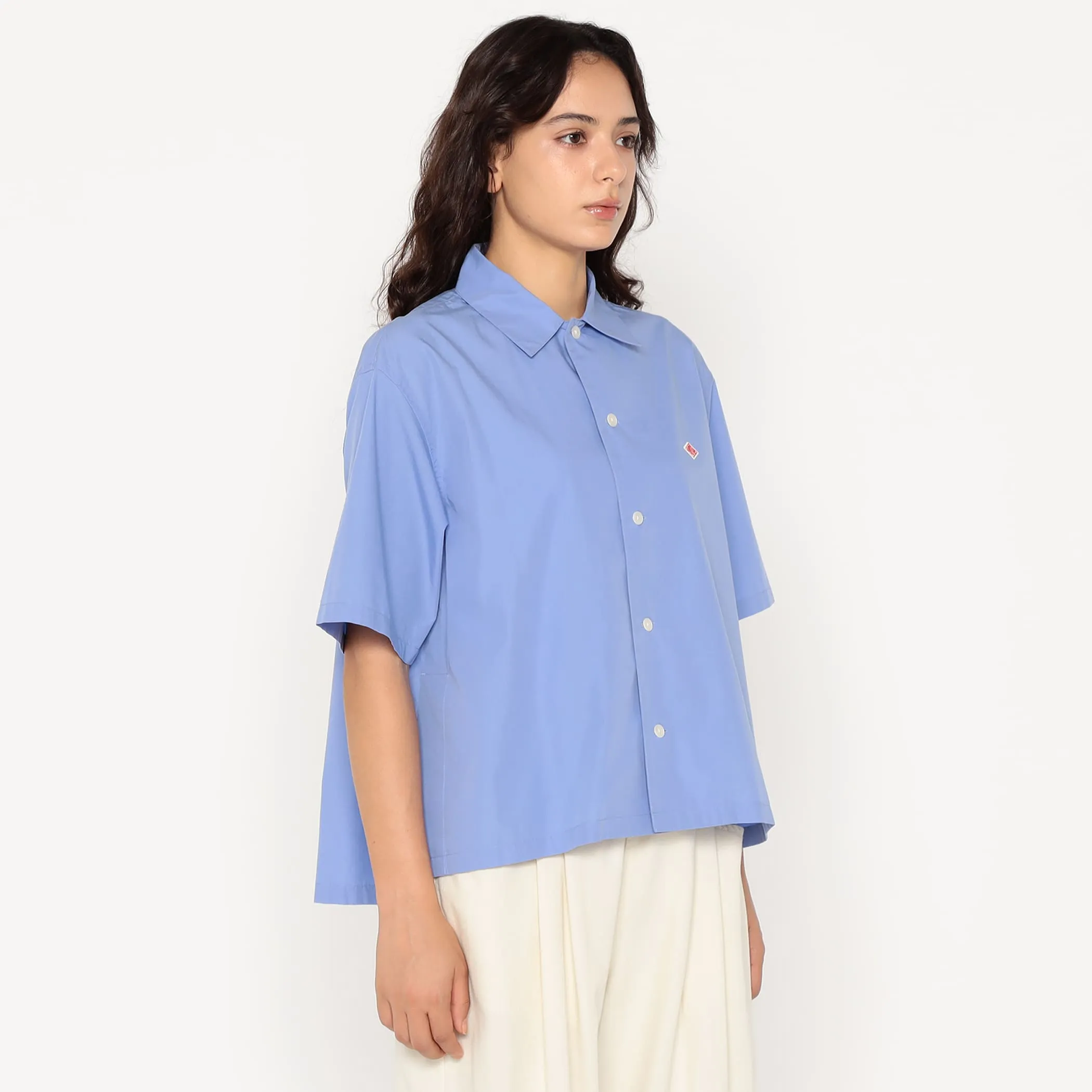 Women's Cotton Poplin Half Sleeve Shirt sold by Danton product image thumbnail 3