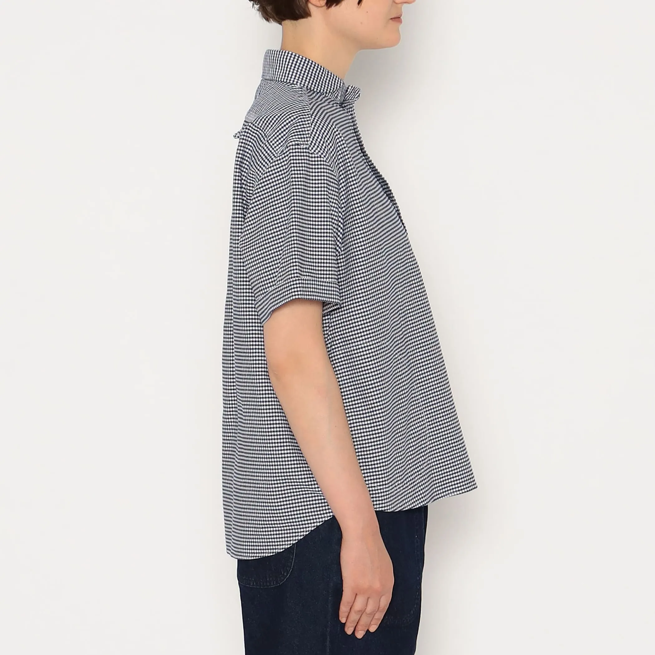 Women's Oxford Round Collar Short Sleeve Pullover Shirt Pattern sold by Danton product image thumbnail 5