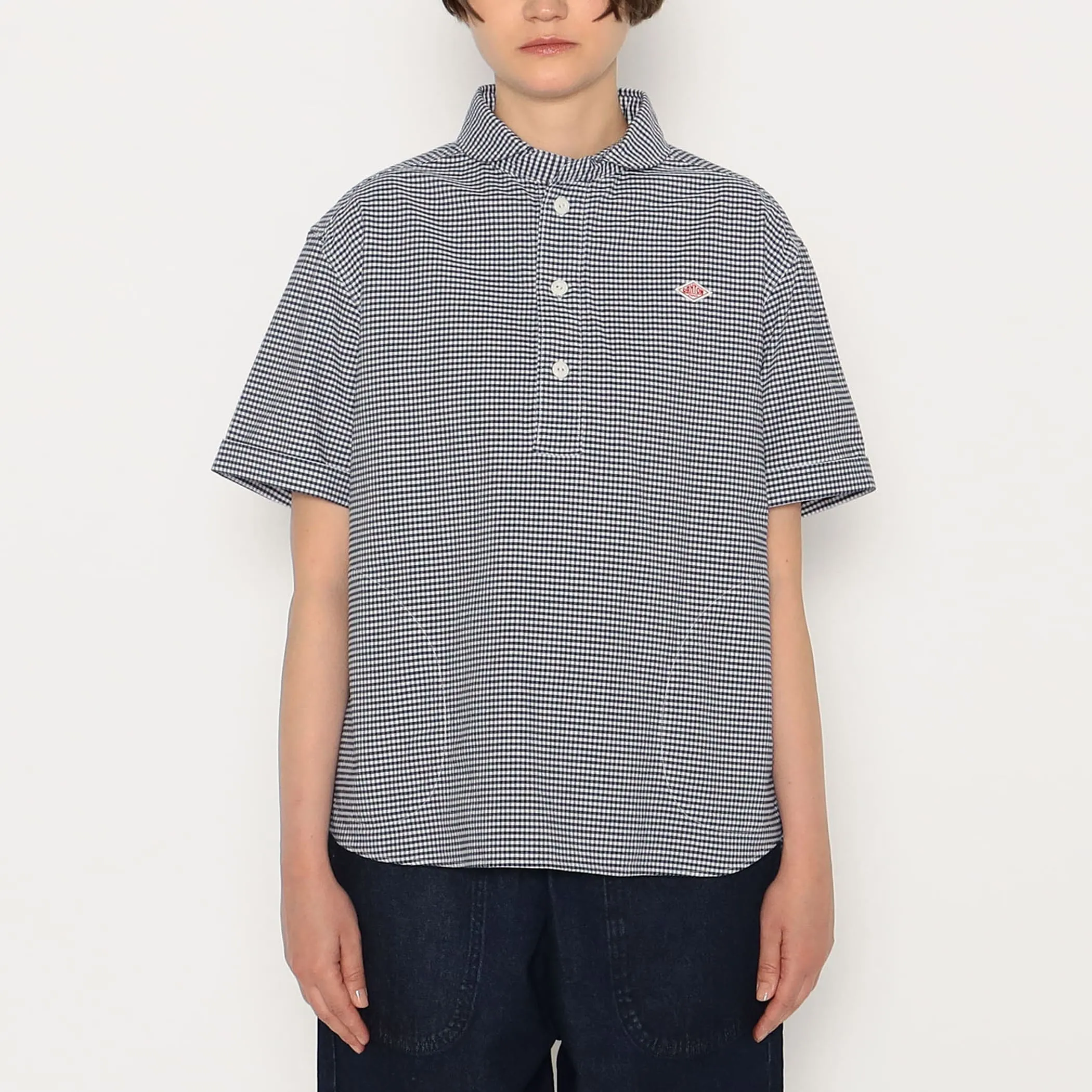 Women's Oxford Round Collar Short Sleeve Pullover Shirt Pattern sold by Danton product image thumbnail 3