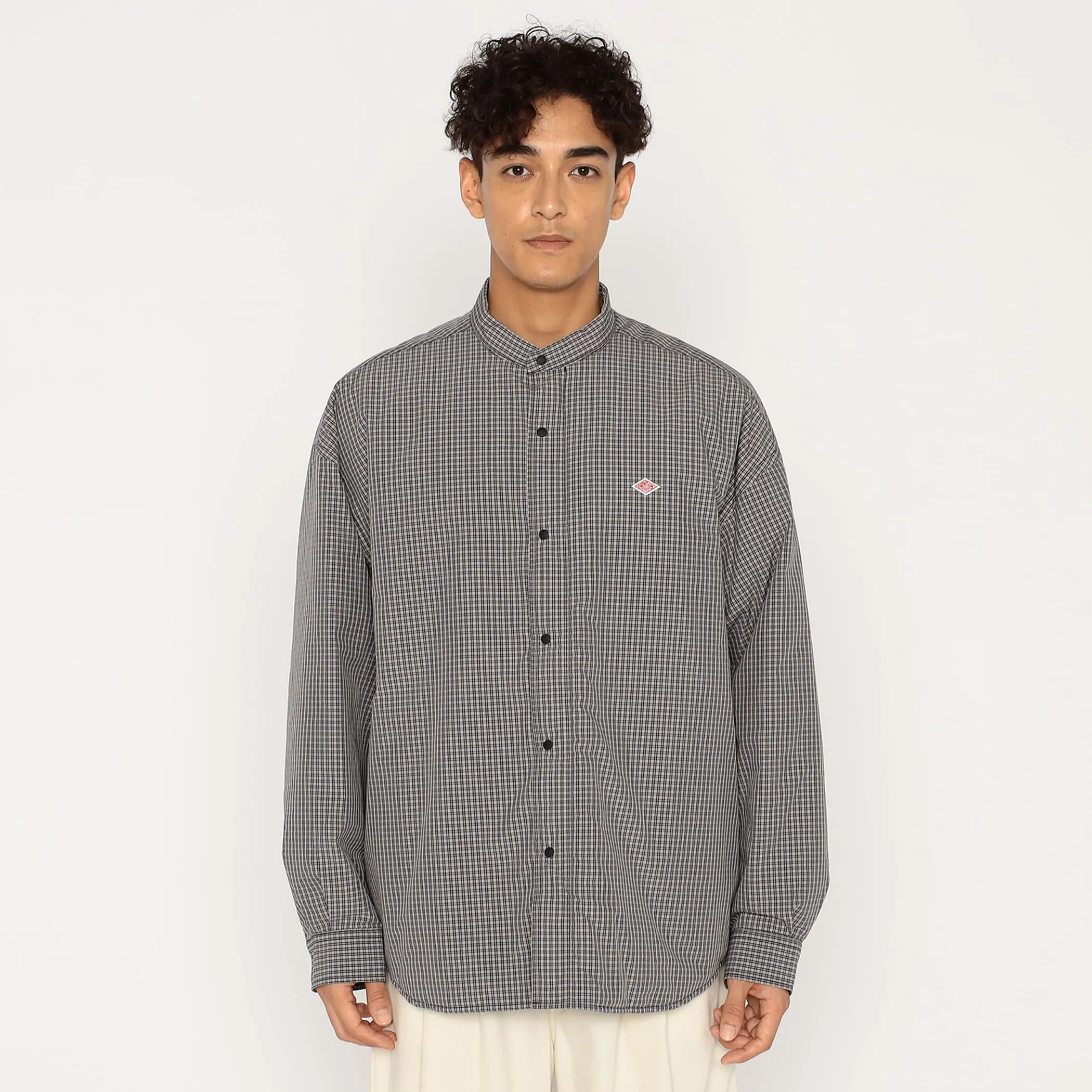 Men's Insulation Stand Collar Shirt Jacket Plaid sold by Danton product image thumbnail 4