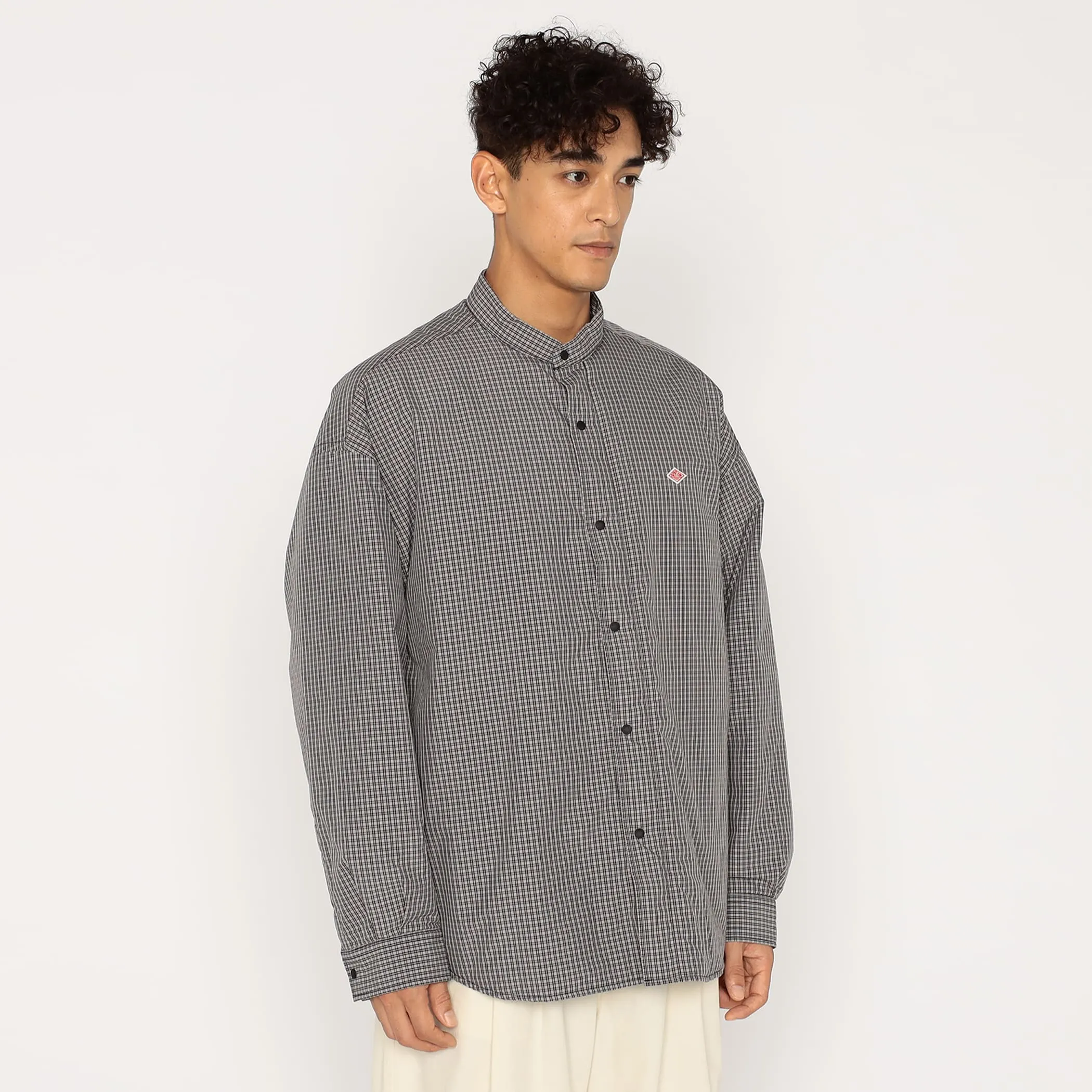 Men's Insulation Stand Collar Shirt Jacket Plaid sold by Danton product image thumbnail 5