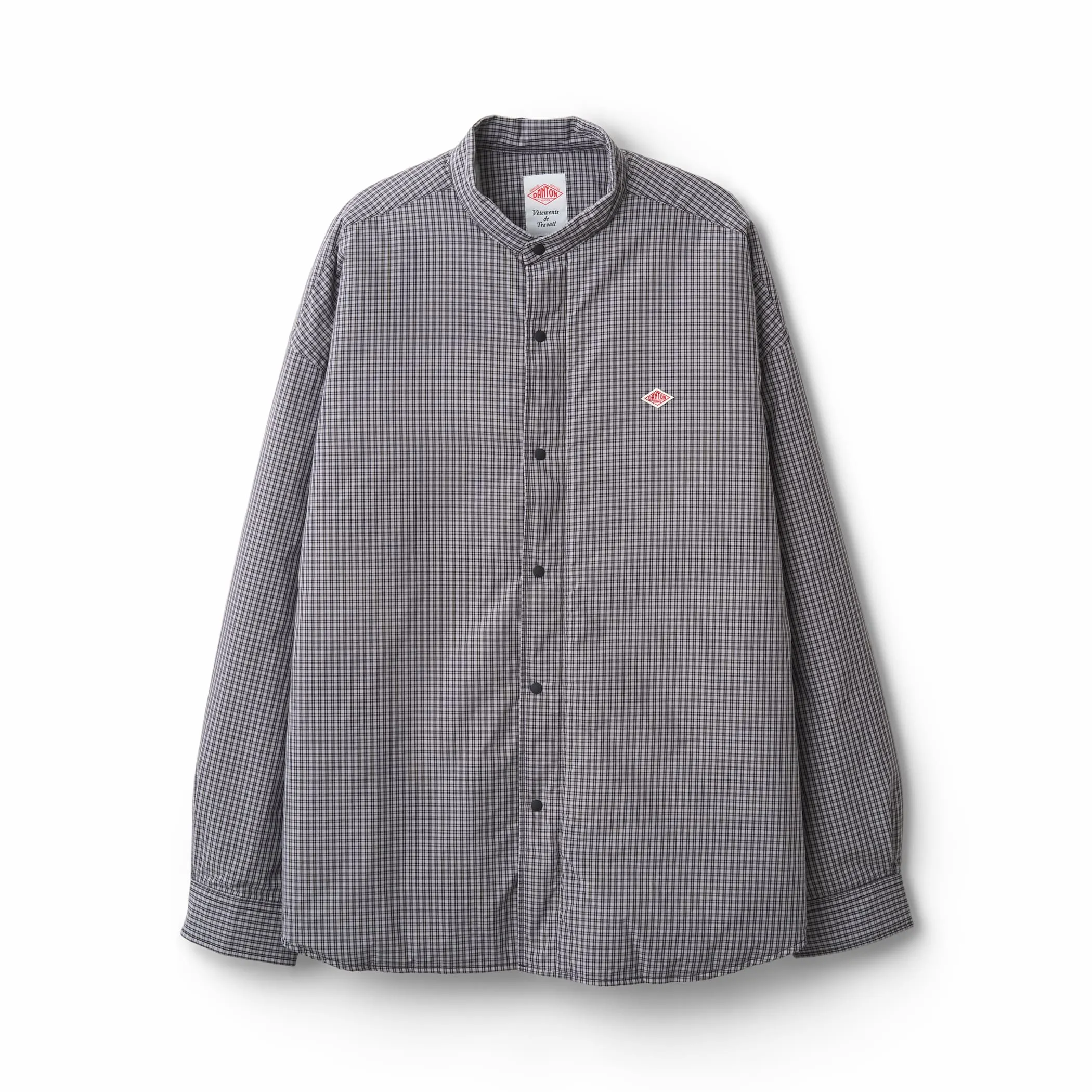 Men's Insulation Stand Collar Shirt Jacket Plaid sold by Danton