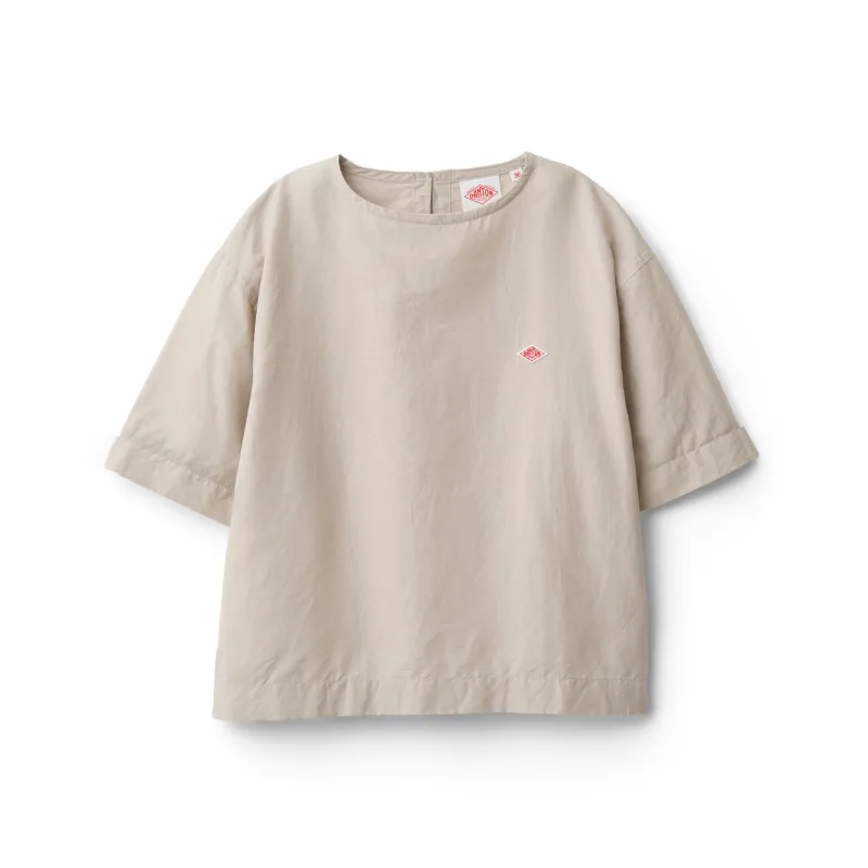 Women's Cotton Linen Slub Pullover Blouse made by Danton