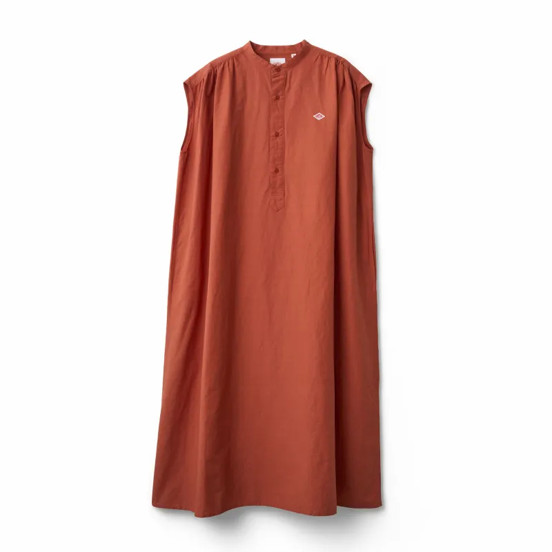 Women's Cotton Linen Slub Sleeveless Dress made by Danton