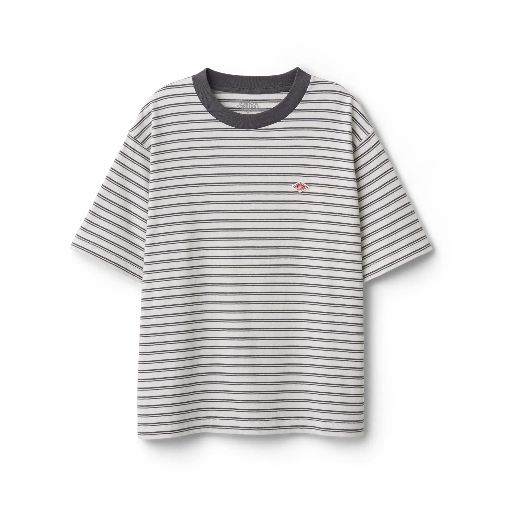 Women's Cotton Jersey Short T-shirt Stripe sold by Danton
