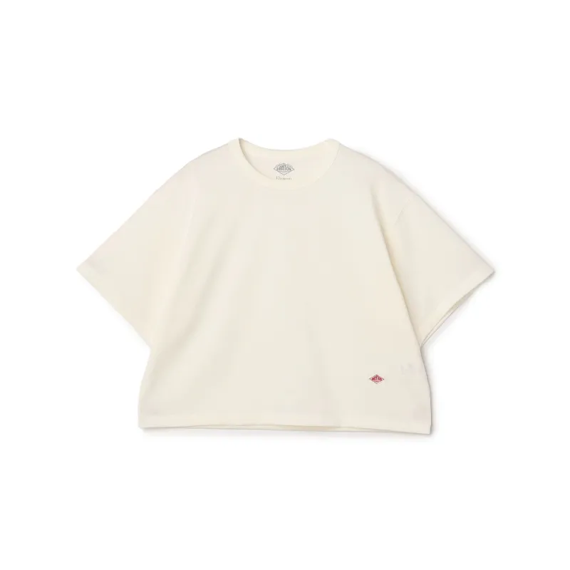 Store-Exclusive Women's Cotton Jersey Short Length T-shirt made by Danton