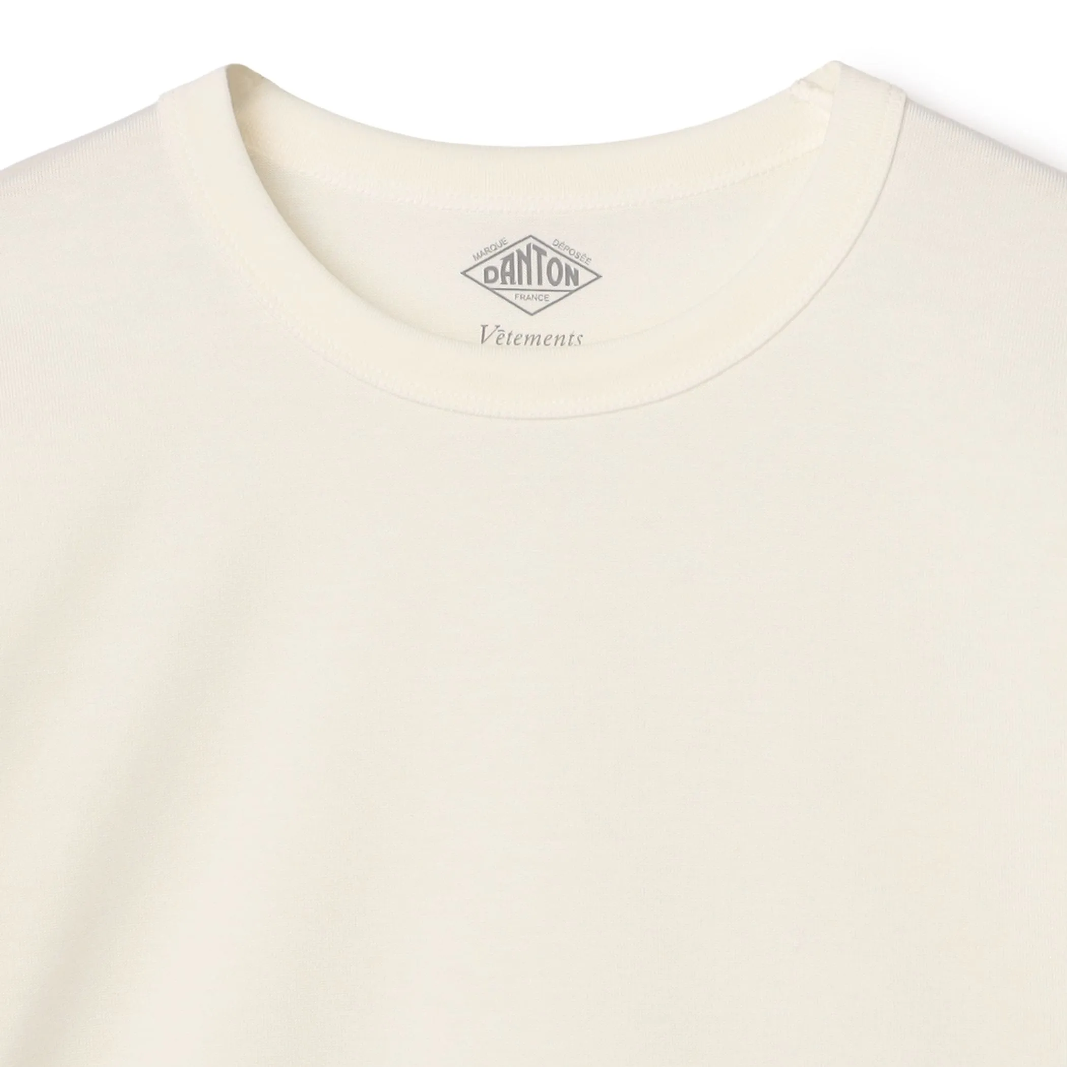 Store-Exclusive Women's Cotton Jersey Short Length T-shirt sold by Danton product image thumbnail 4