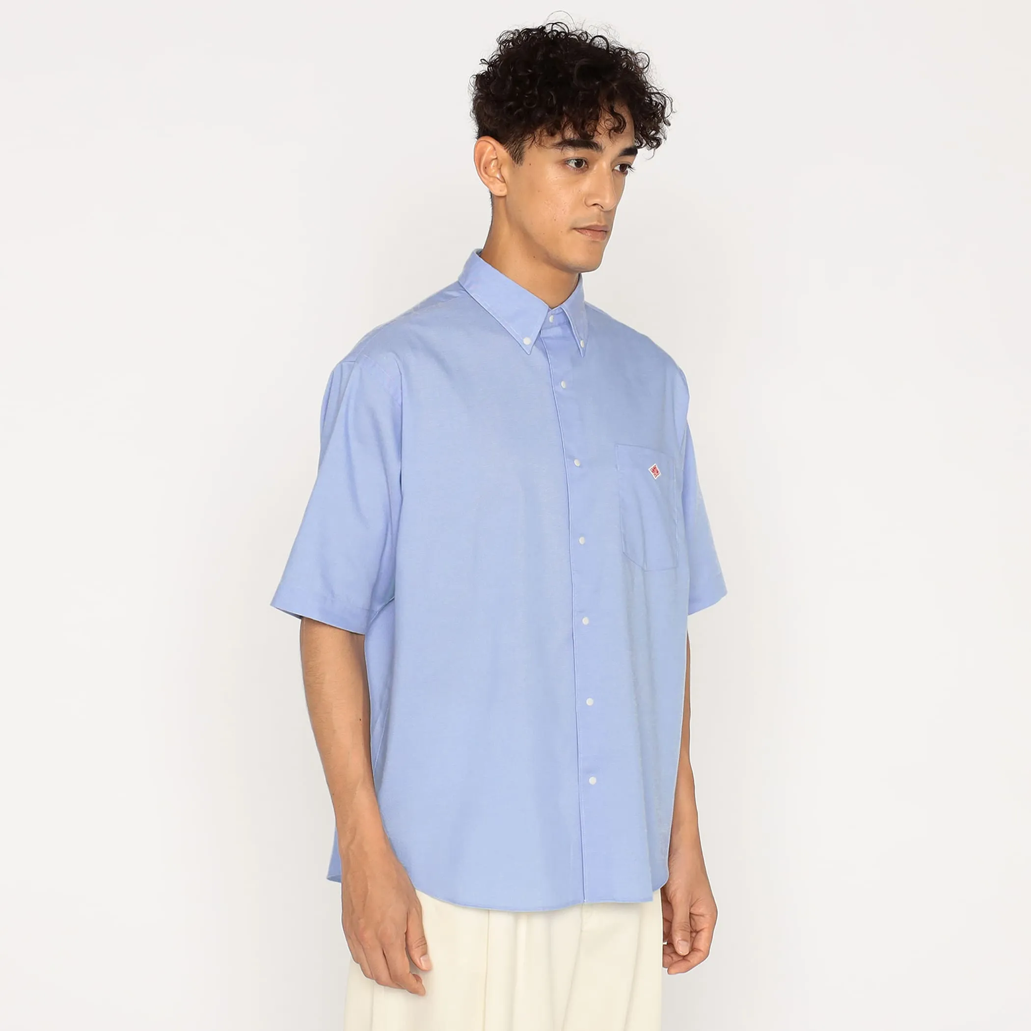 Men's Oxford Short Sleeve Button-Down Shirt sold by Danton product image thumbnail 3