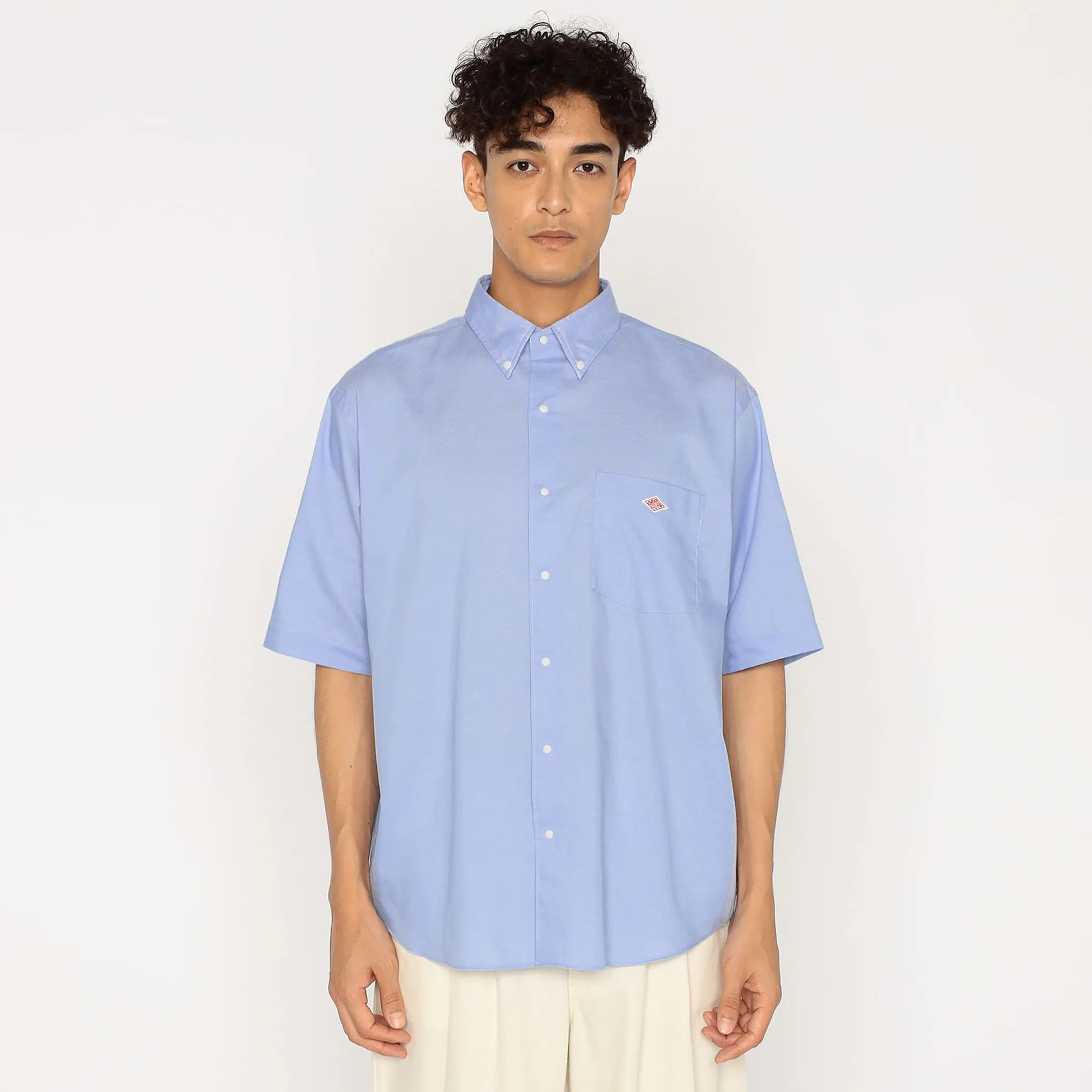 Men's Oxford Short Sleeve Button-Down Shirt sold by Danton product image thumbnail 2
