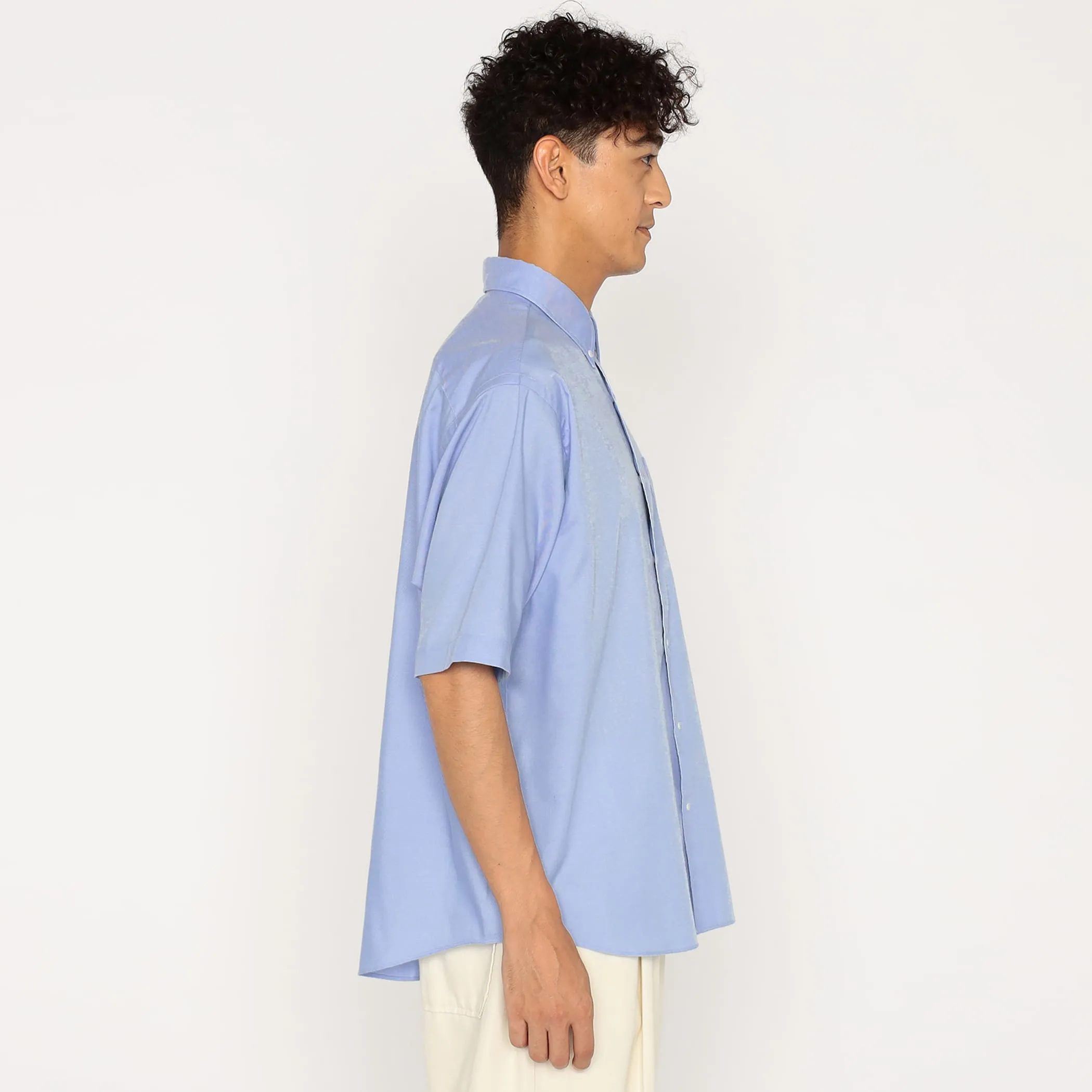 Men's Oxford Short Sleeve Button-Down Shirt sold by Danton product image thumbnail 4