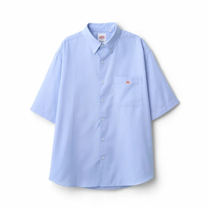 Men's Oxford Short Sleeve Button-Down Shirt made by Danton