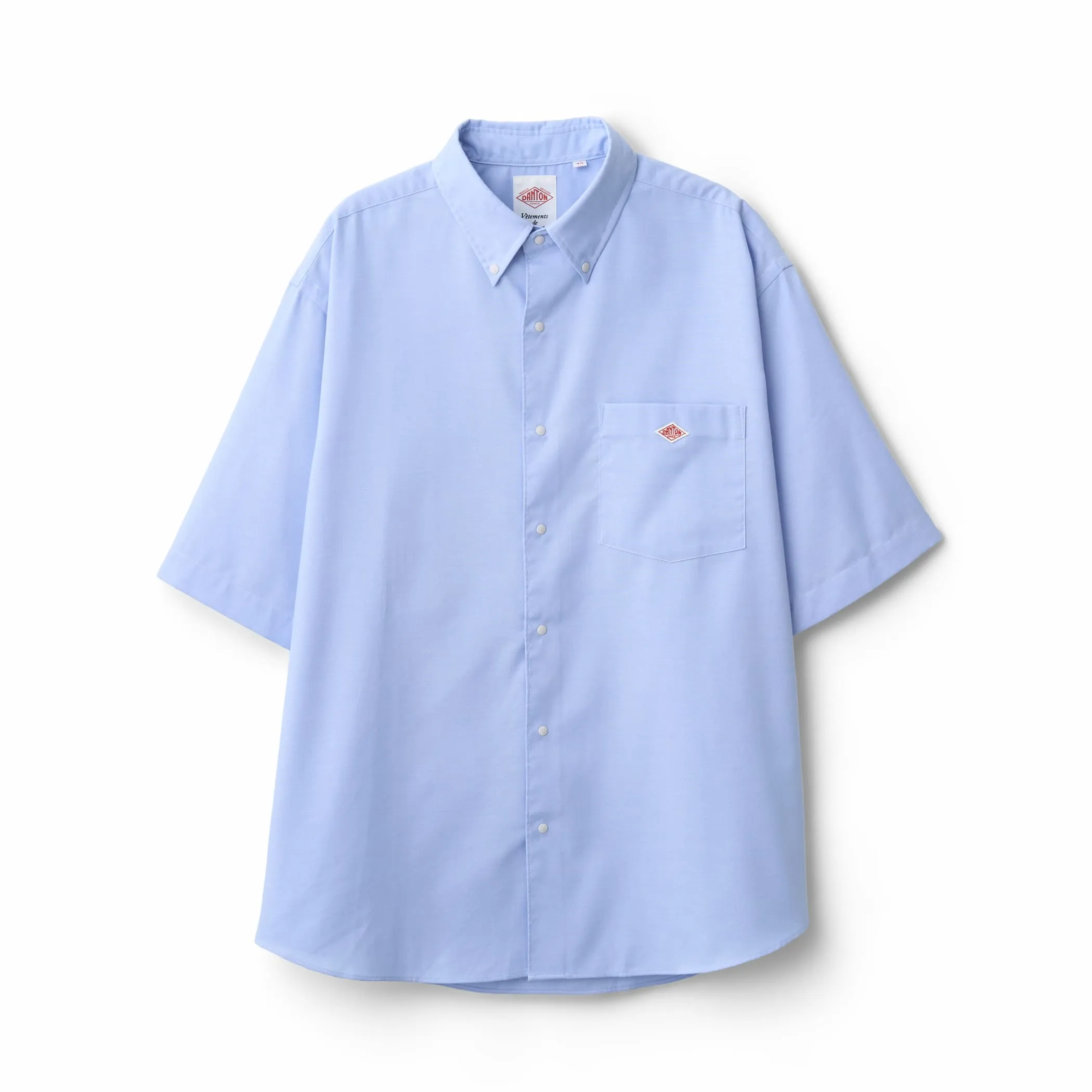 Men's Oxford Short Sleeve Button-Down Shirt sold by Danton
