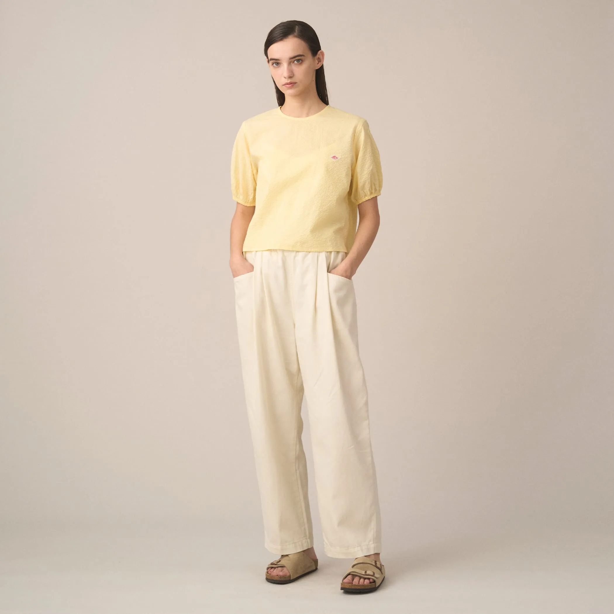 Women's Seersucker Pullover Blouse sold by Danton product image thumbnail 2