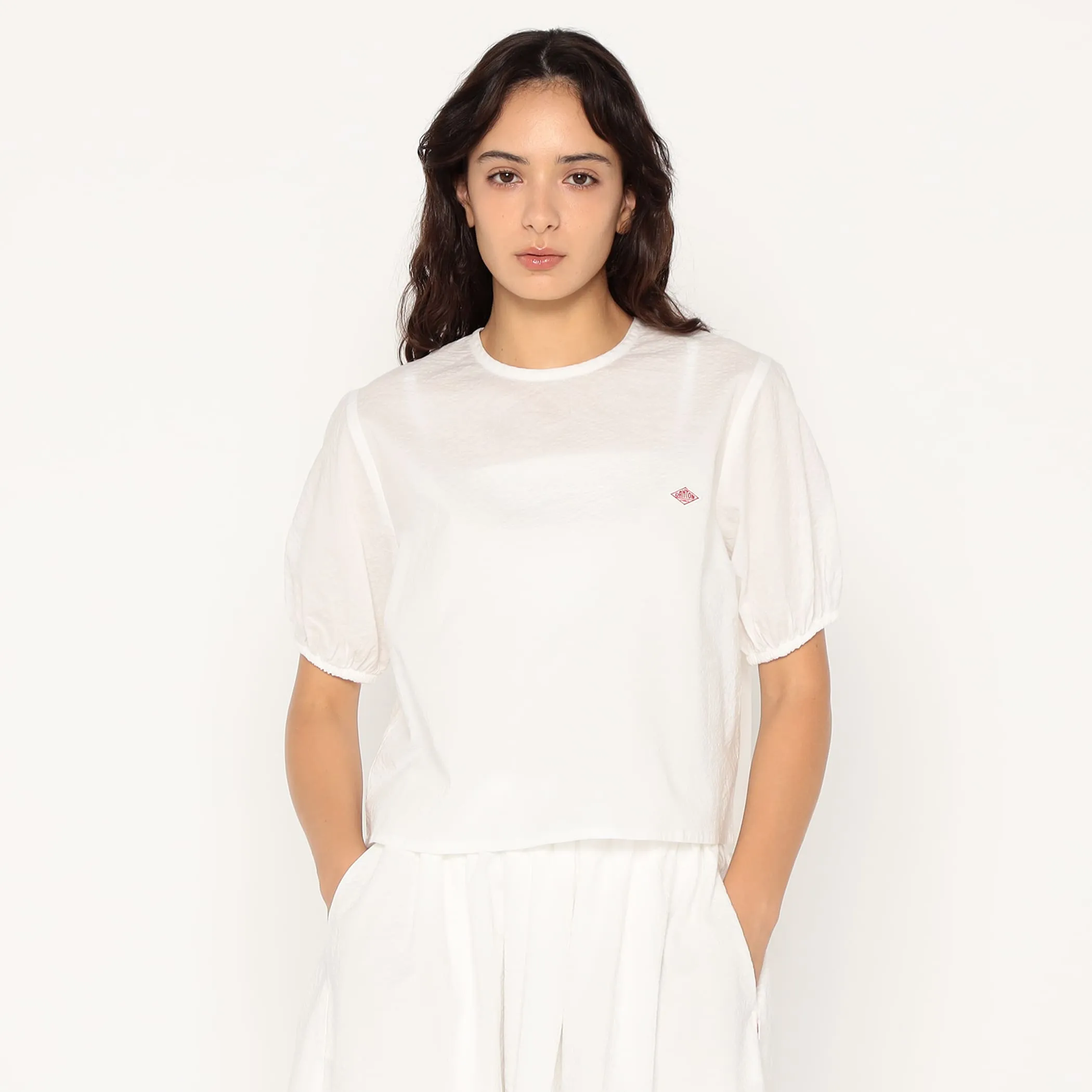 Women's Seersucker Pullover Blouse sold by Danton product image thumbnail 5
