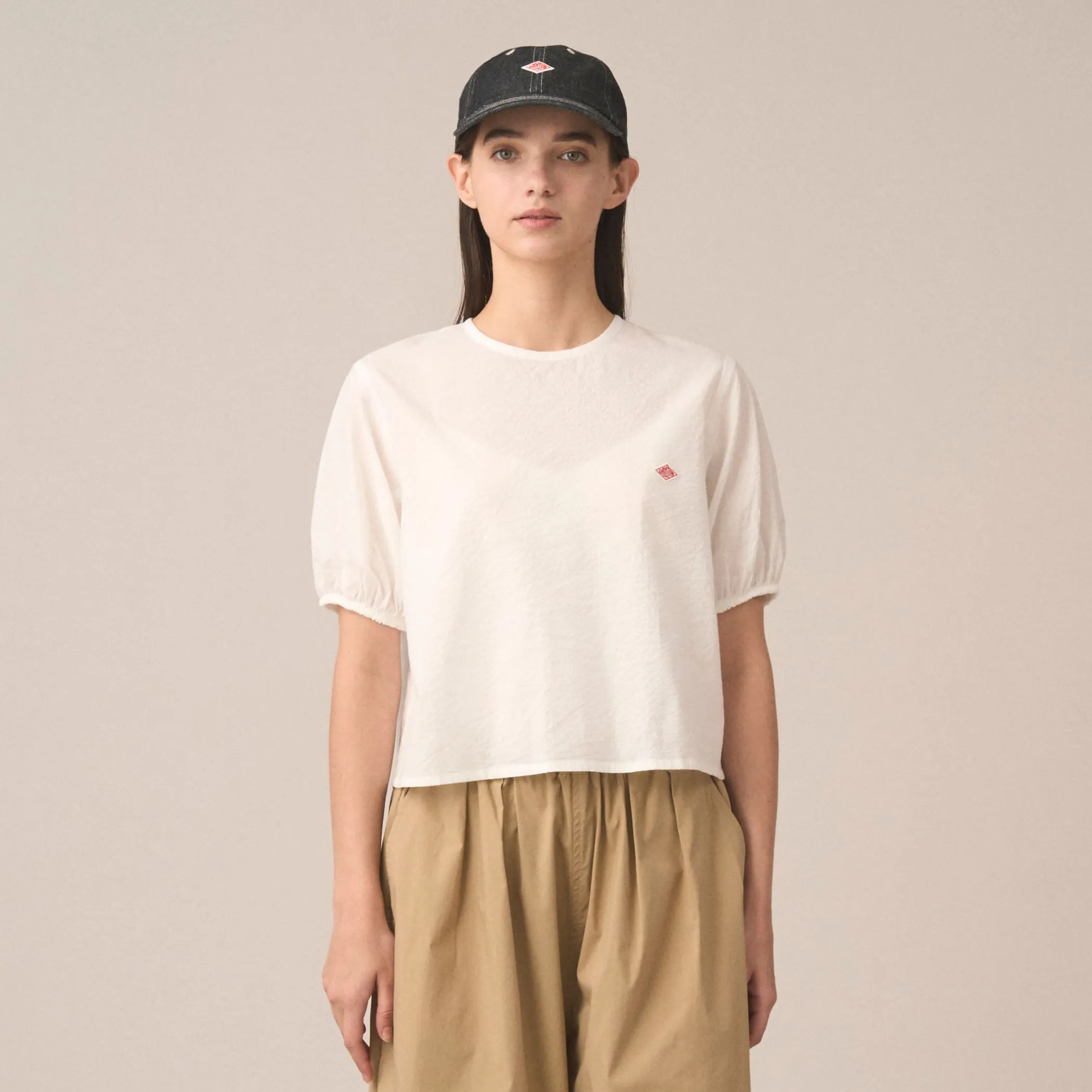 Women's Seersucker Pullover Blouse sold by Danton product image thumbnail 4