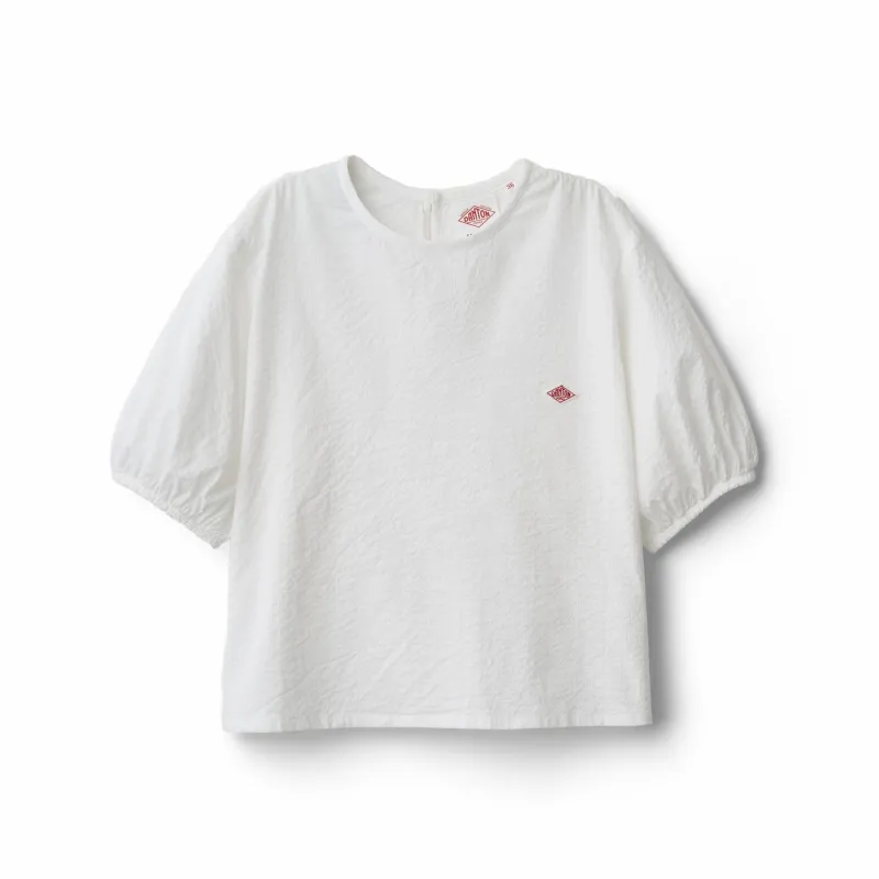 Women's Seersucker Pullover Blouse made by Danton