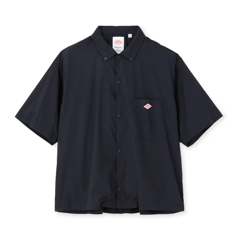 Women's Typewriter Short Sleeve Button-Down Shirt made by Danton