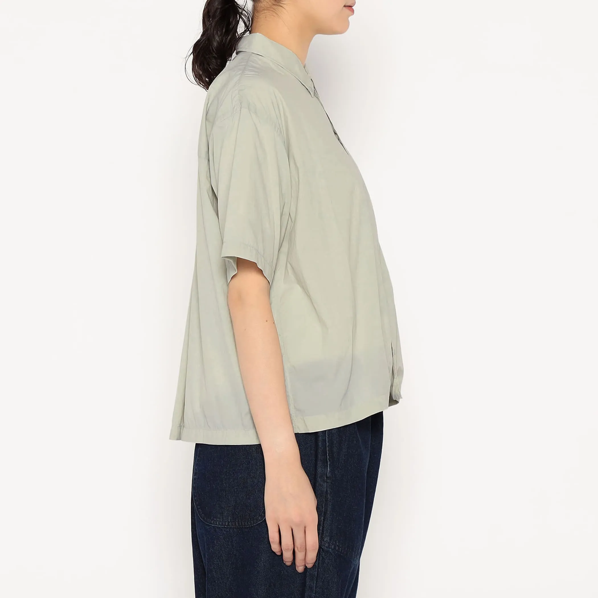 Women's Typewriter Short Sleeve Button-Down Shirt sold by Danton product image thumbnail 5