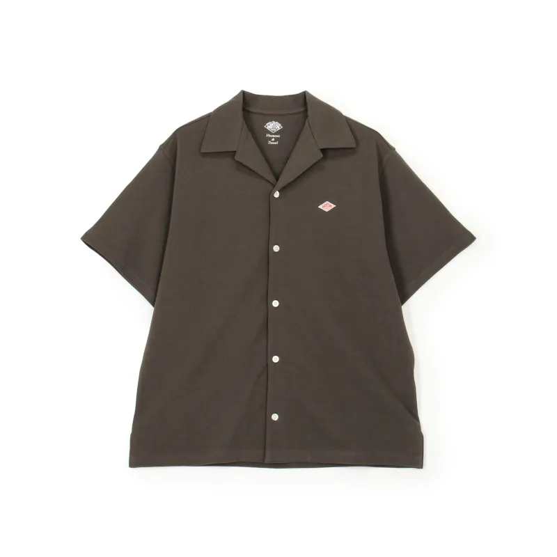 Store-Exclusive Men's Pique Open-Collar Shirt made by Danton
