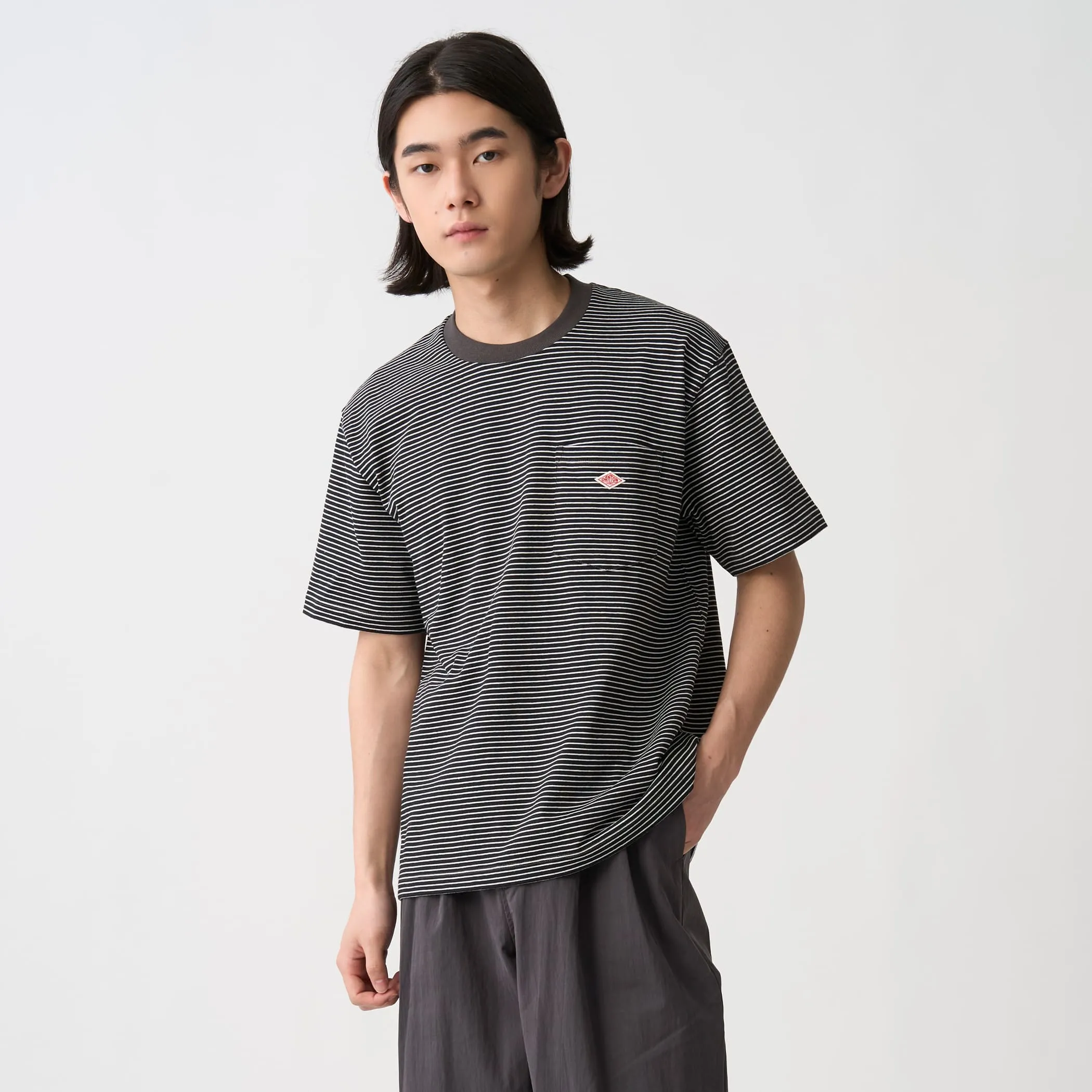 Men's Short Sleeve Pocket T-Shirt Stripe sold by Danton product image thumbnail 2