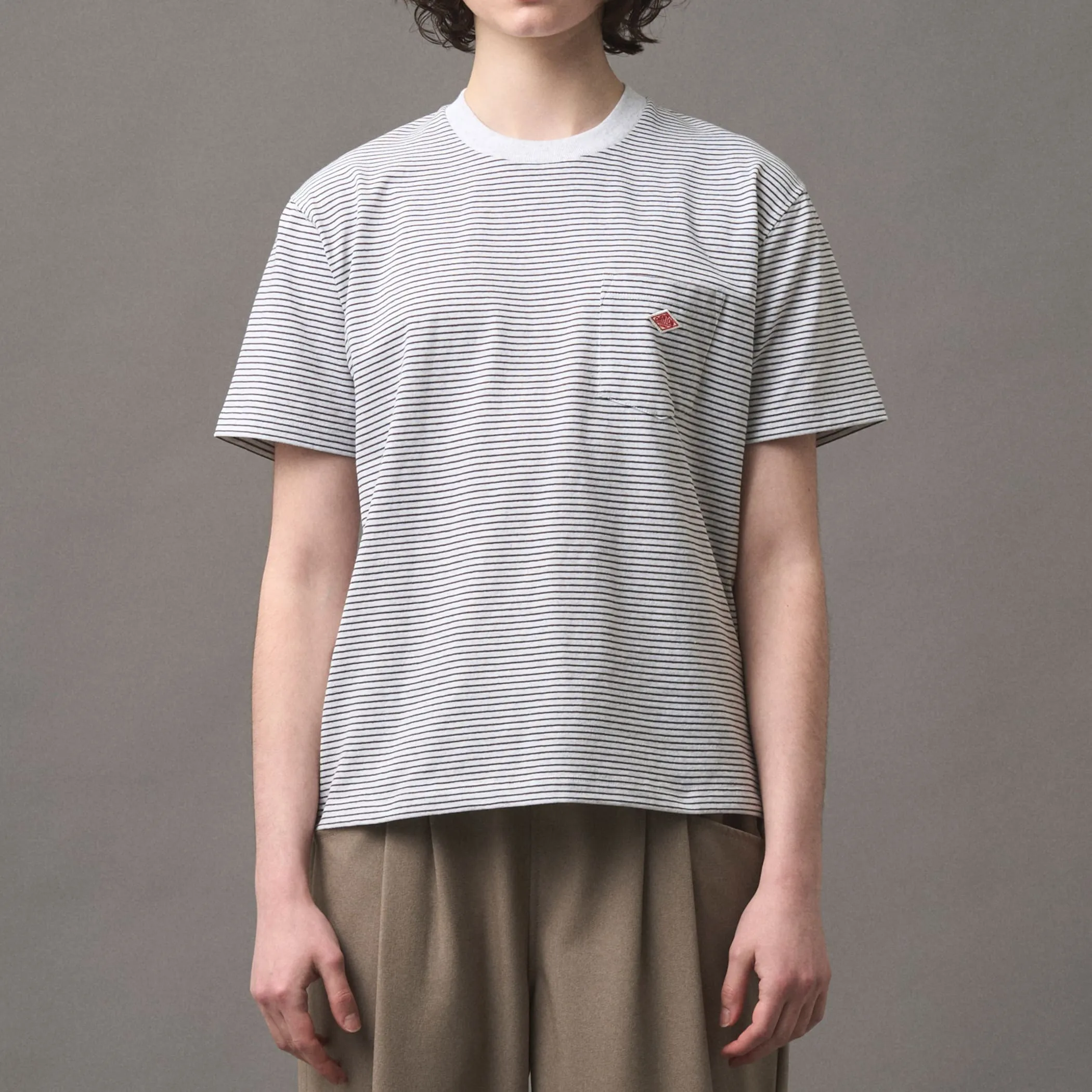 Women’s Short Sleeve Pocket T-Shirt Stripe sold by Danton product image thumbnail 5