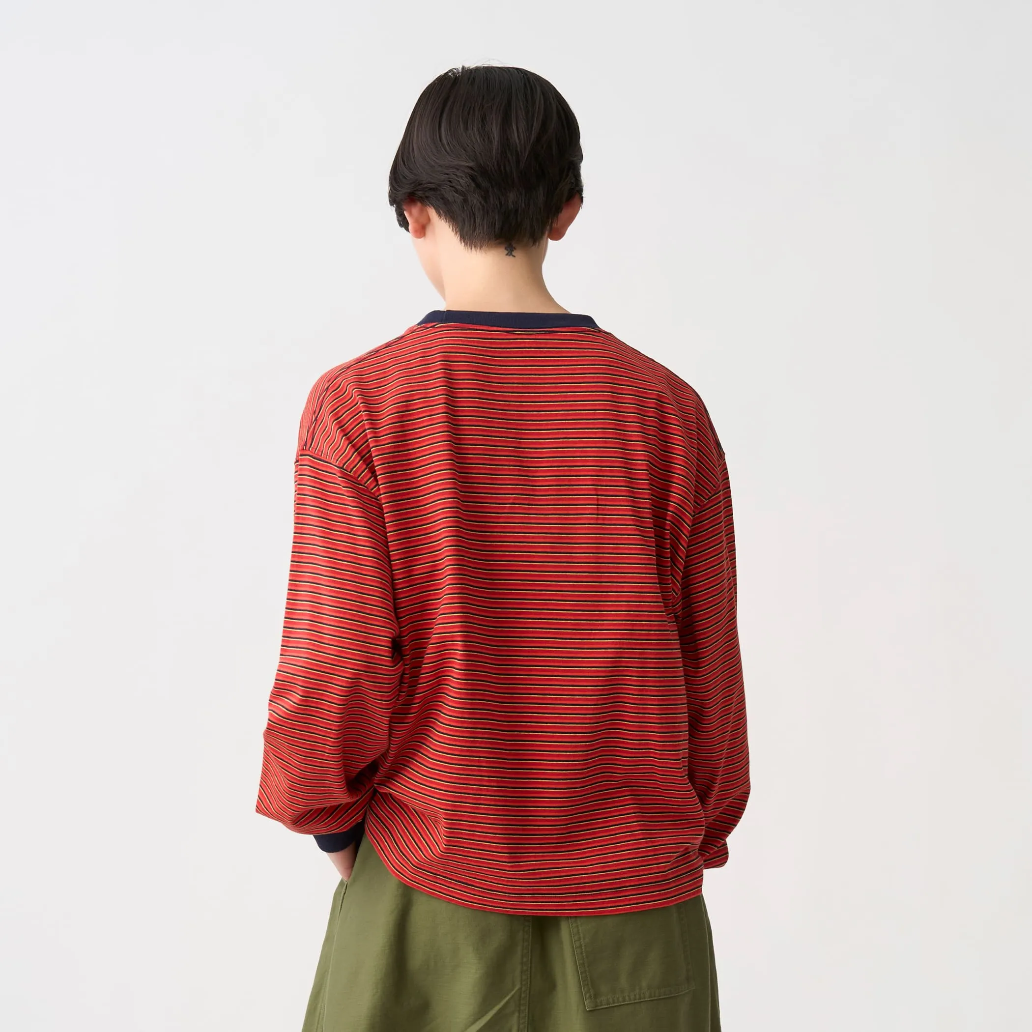 Women's Long Sleeve T-Shirt Stripe sold by Danton product image thumbnail 4