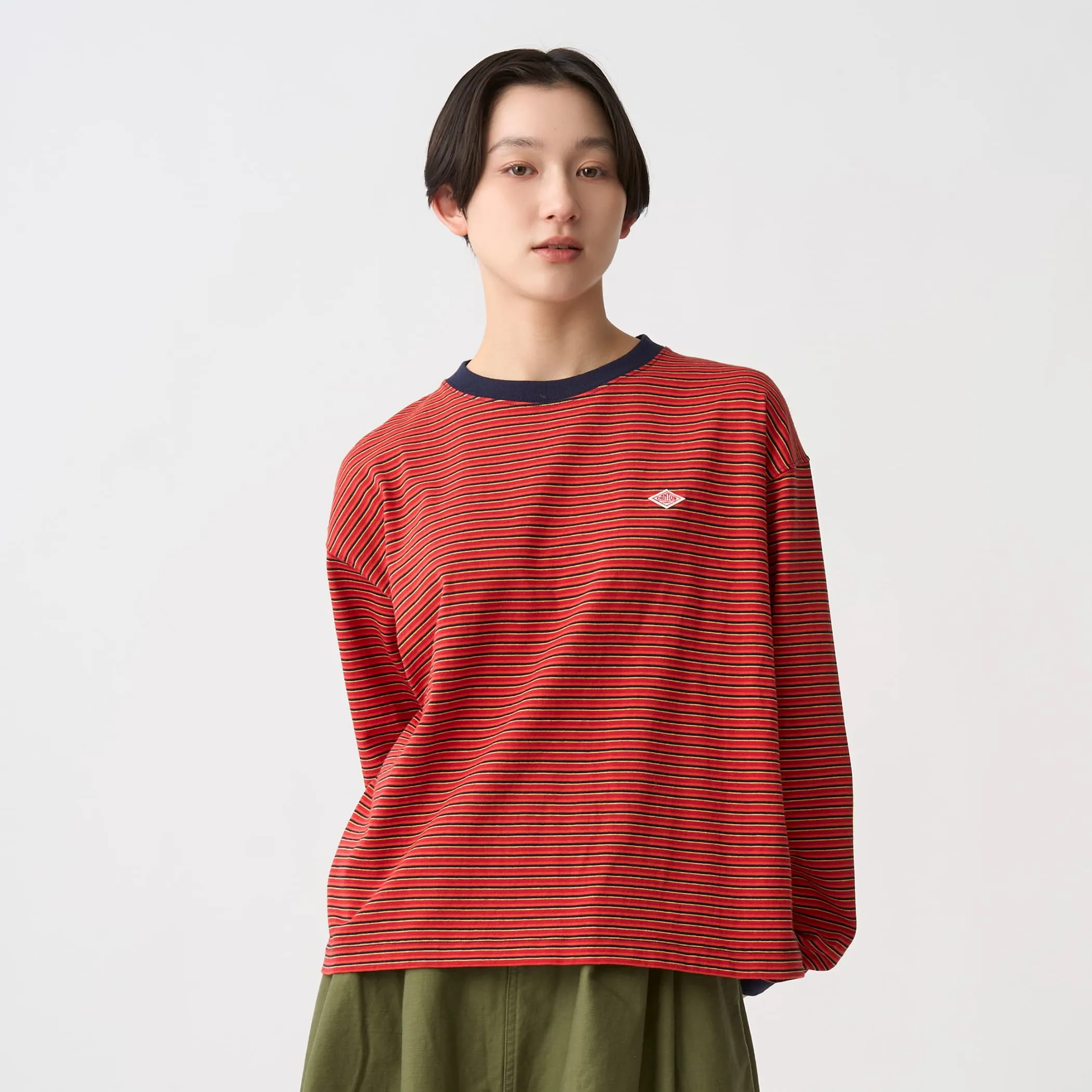 Women's Long Sleeve T-Shirt Stripe sold by Danton product image thumbnail 3
