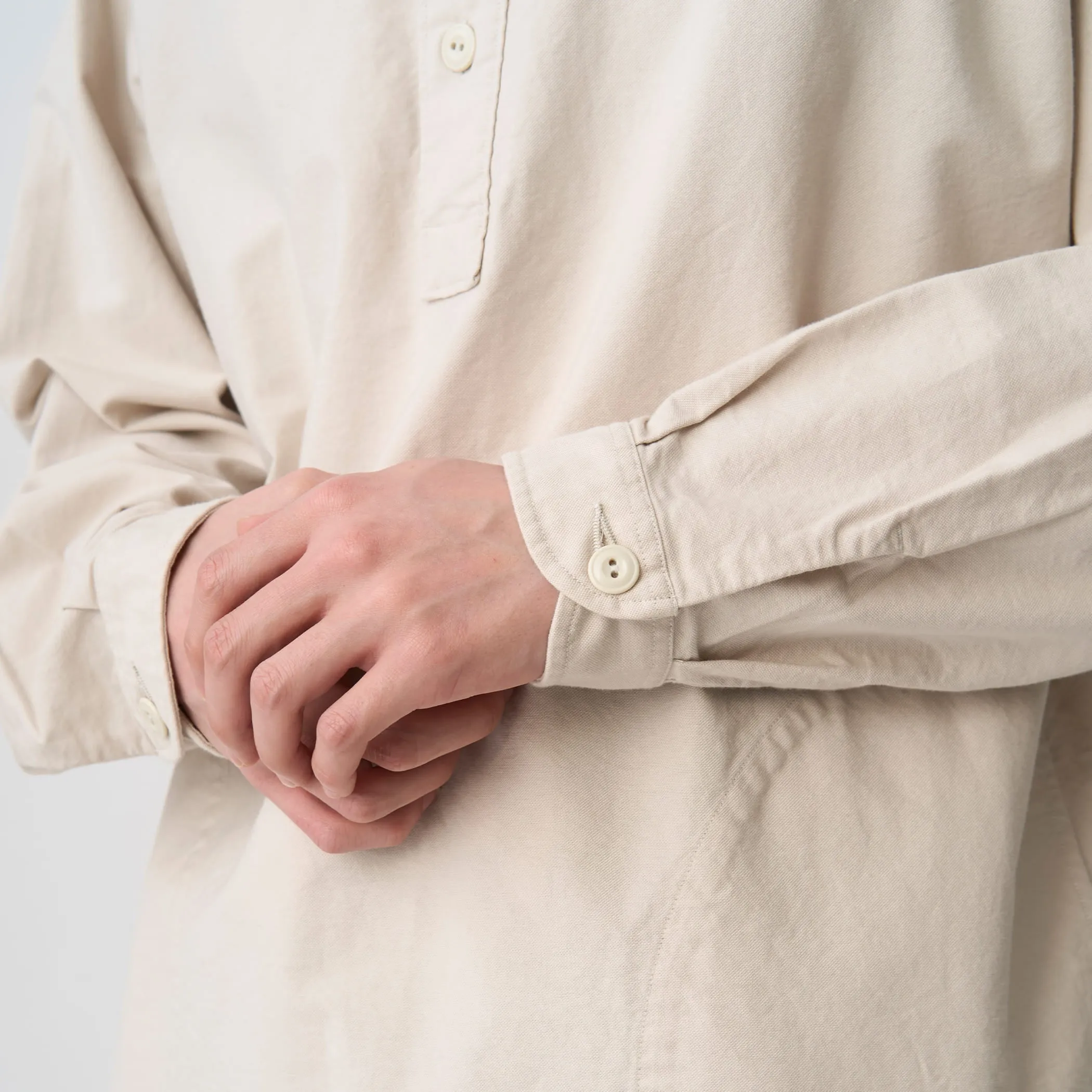 Men's Oxford Round Collar Pullover Shirt sold by Danton product image thumbnail 5