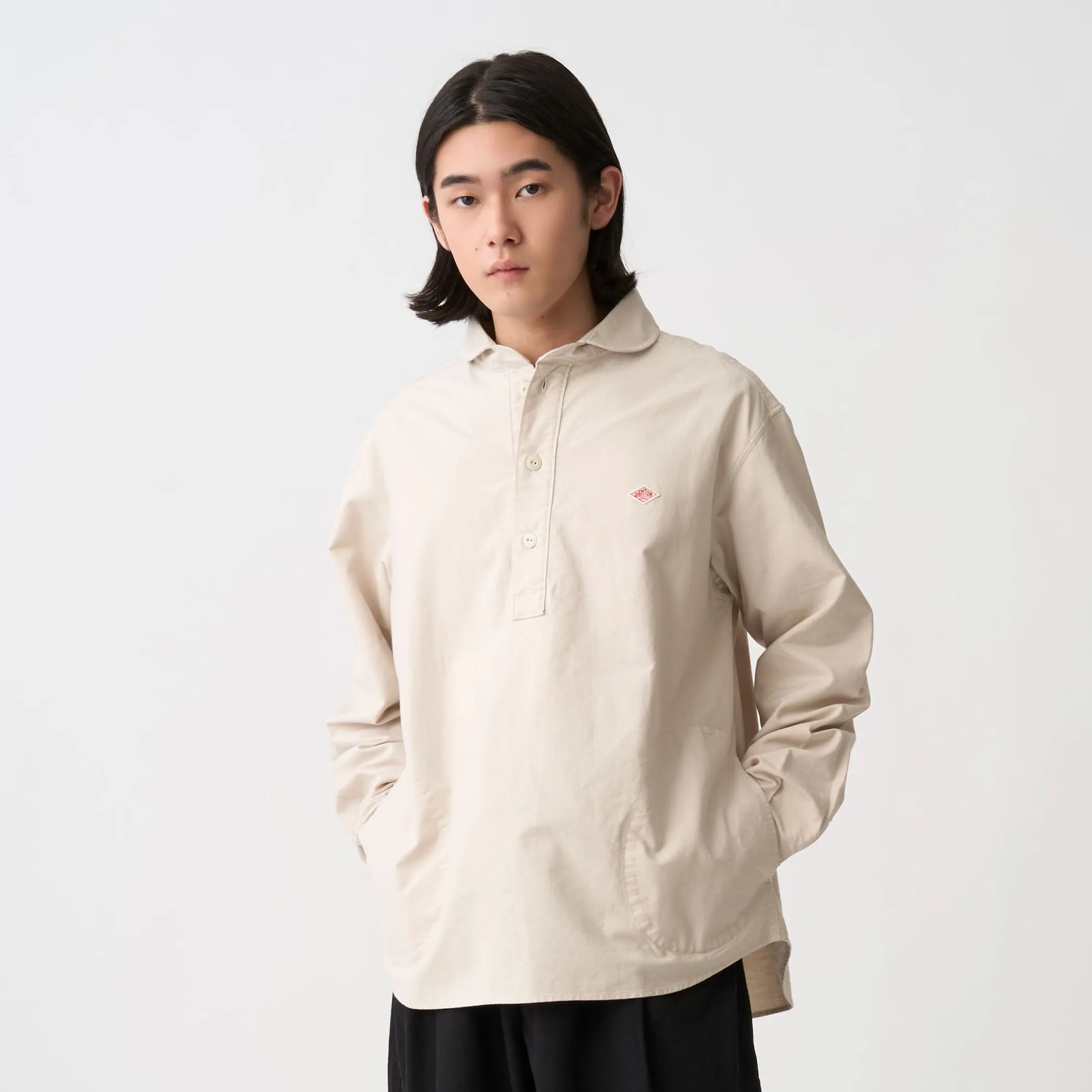 Men's Oxford Round Collar Pullover Shirt sold by Danton product image thumbnail 2