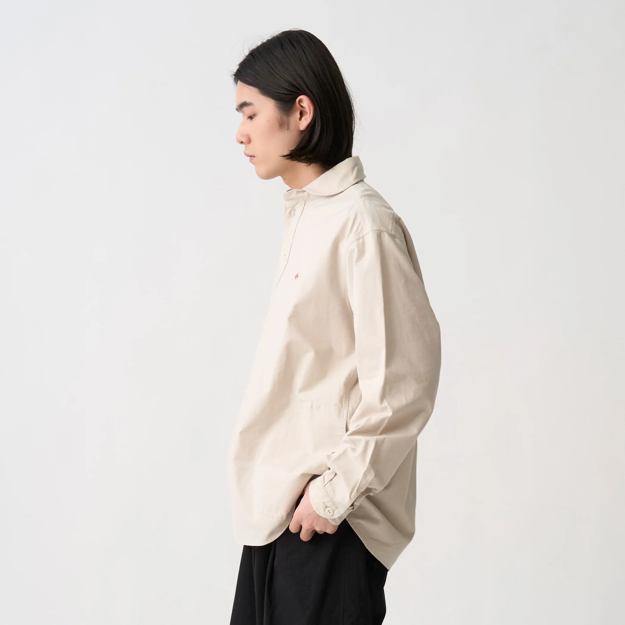 Men's Oxford Round Collar Pullover Shirt sold by Danton product image thumbnail 3