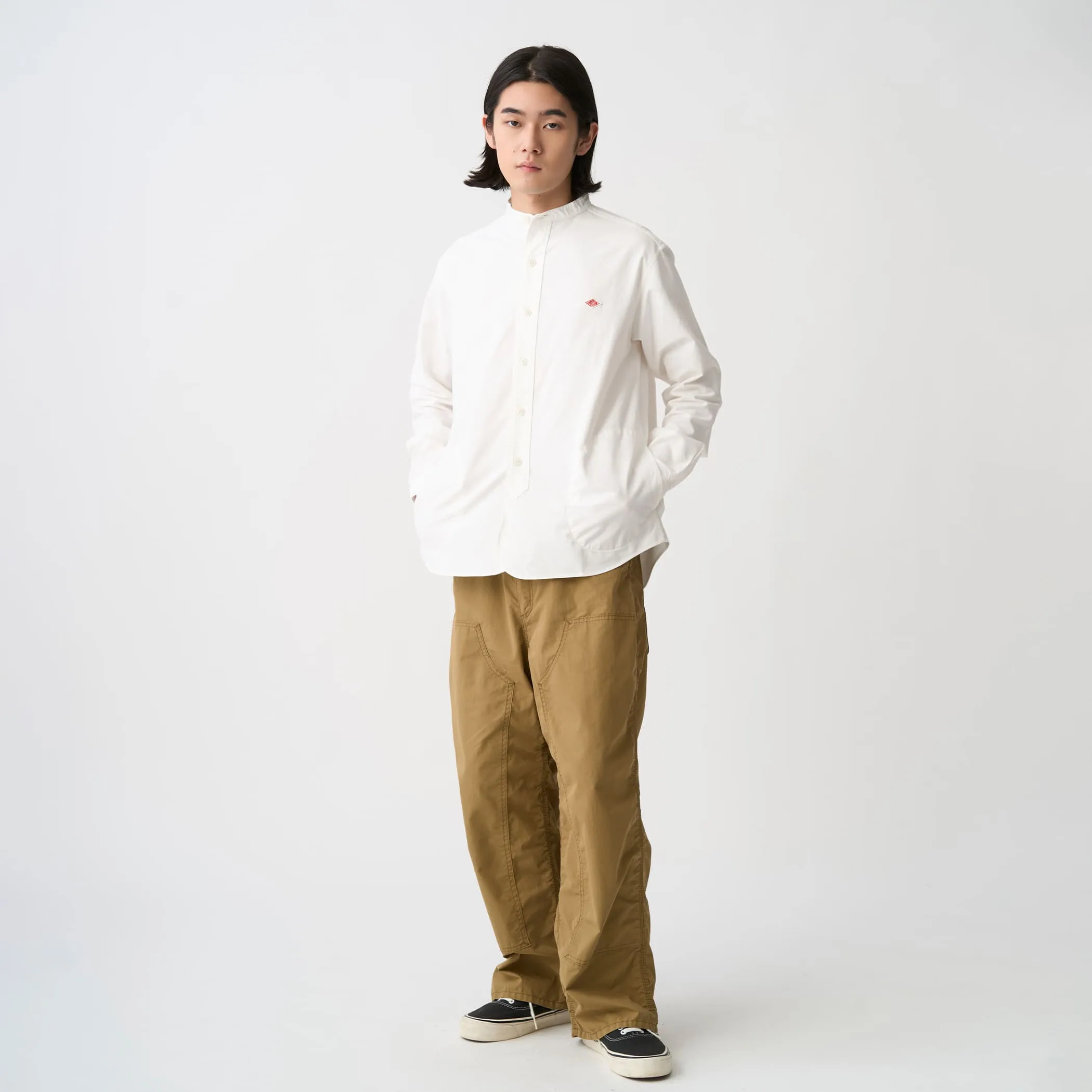 Men's Oxford Band Collar Shirt sold by Danton product image thumbnail 5