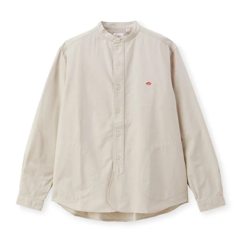 Men's Oxford Band Collar Shirt made by Danton
