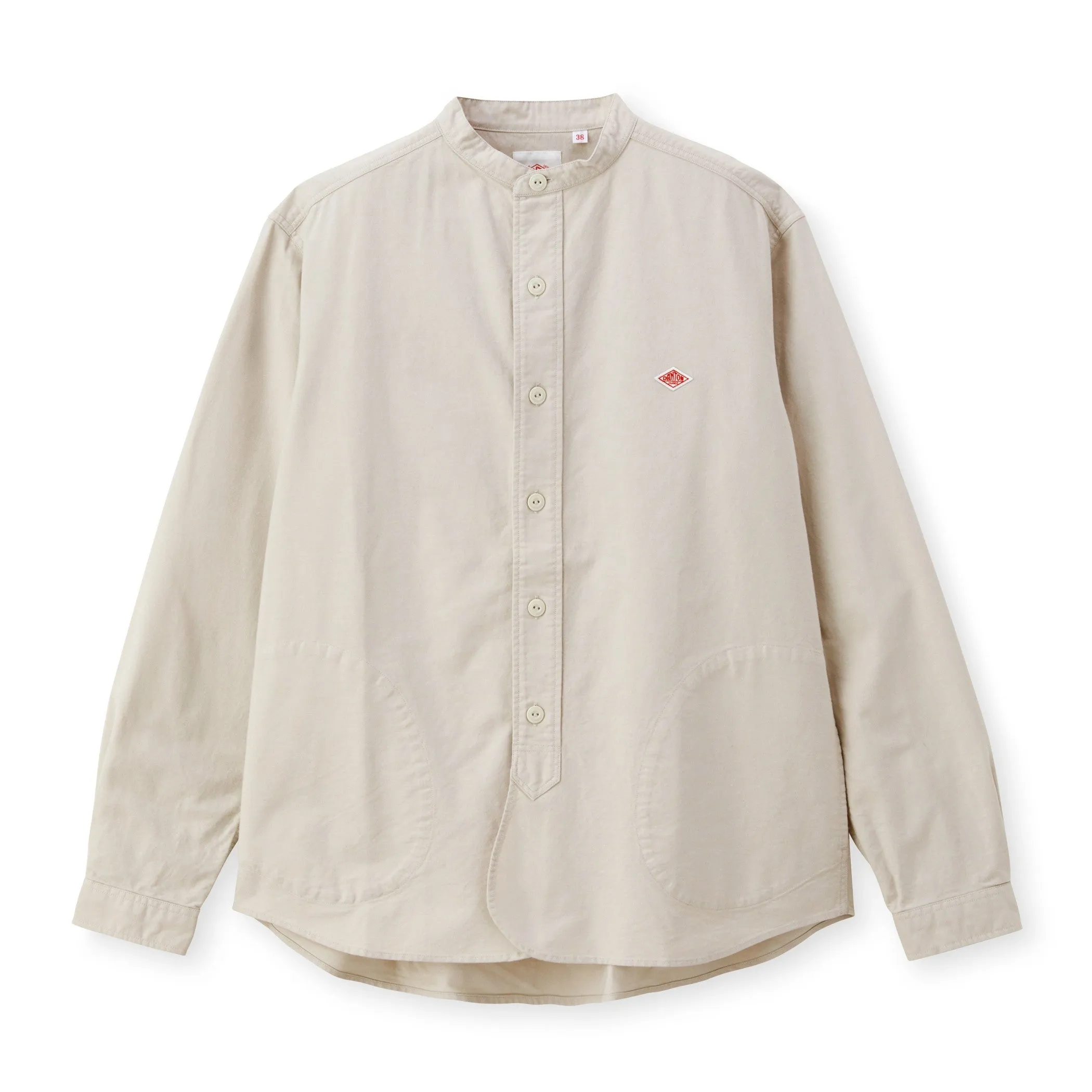 Men's Oxford Band Collar Shirt sold by Danton