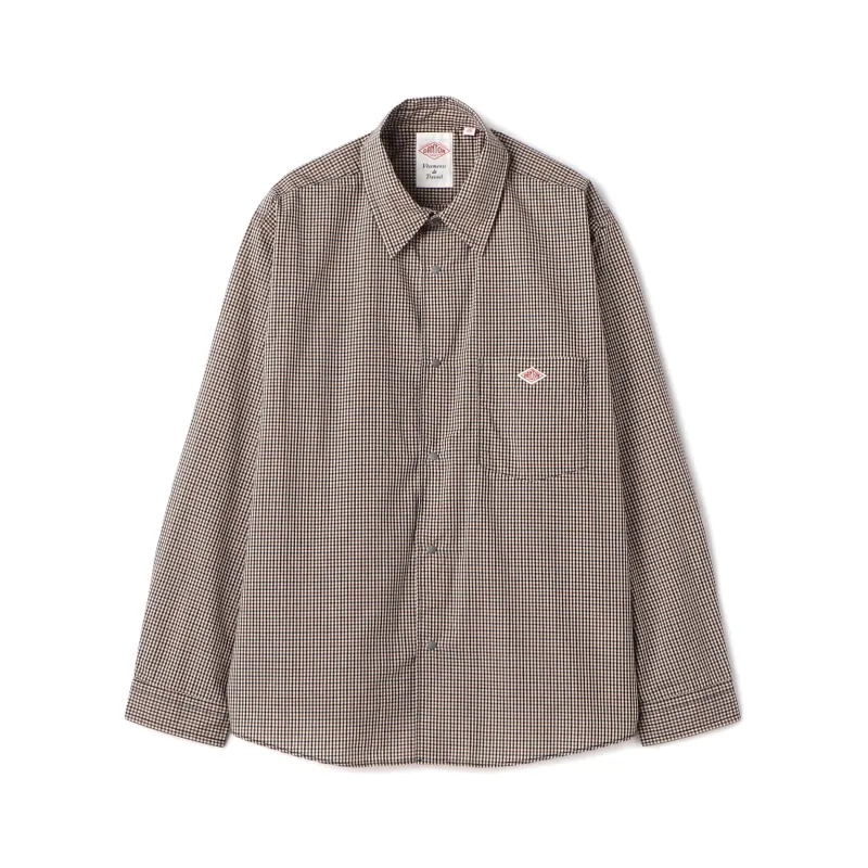 Women's Cotton Twill Classic Collar Shirt made by Danton