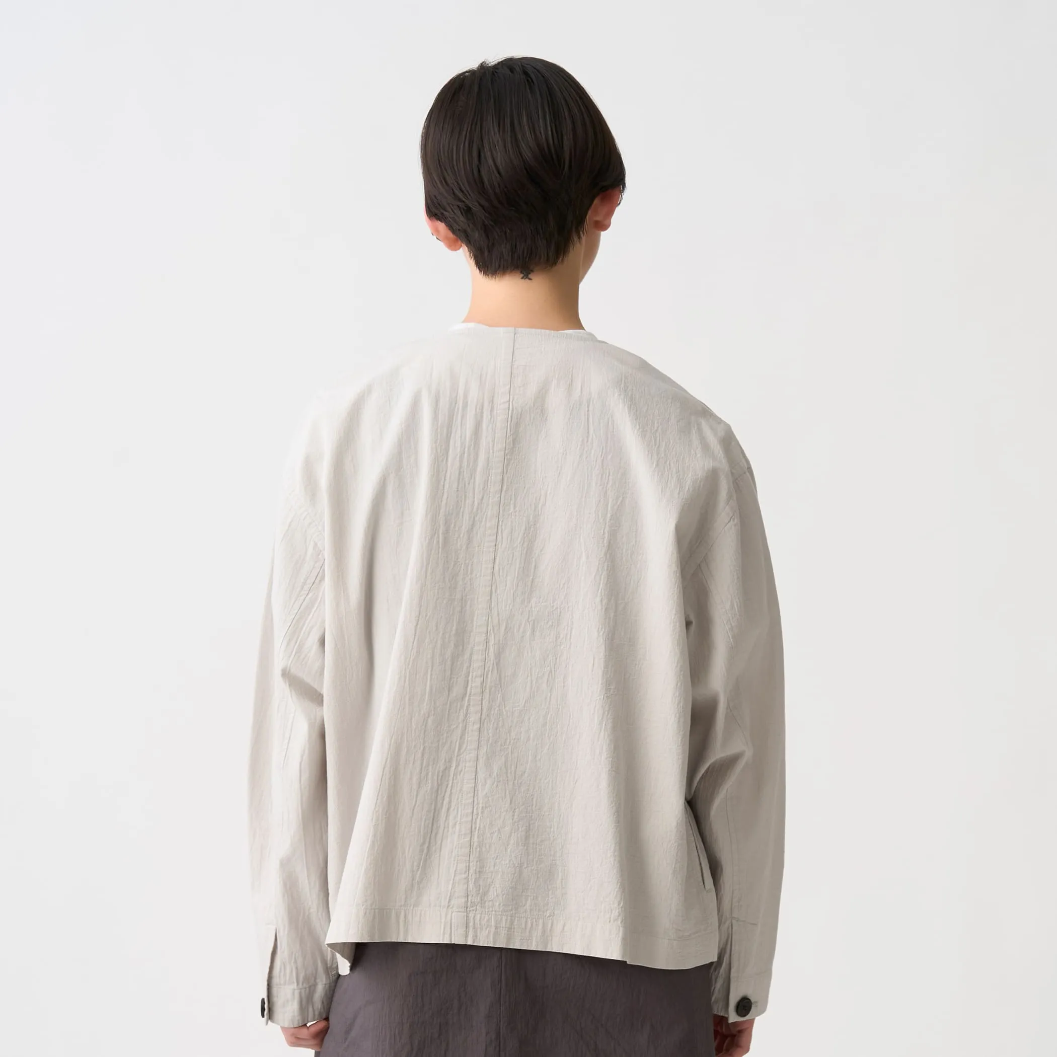 Women's Organic Cotton Washer Cardigan Shirt sold by Danton product image thumbnail 4