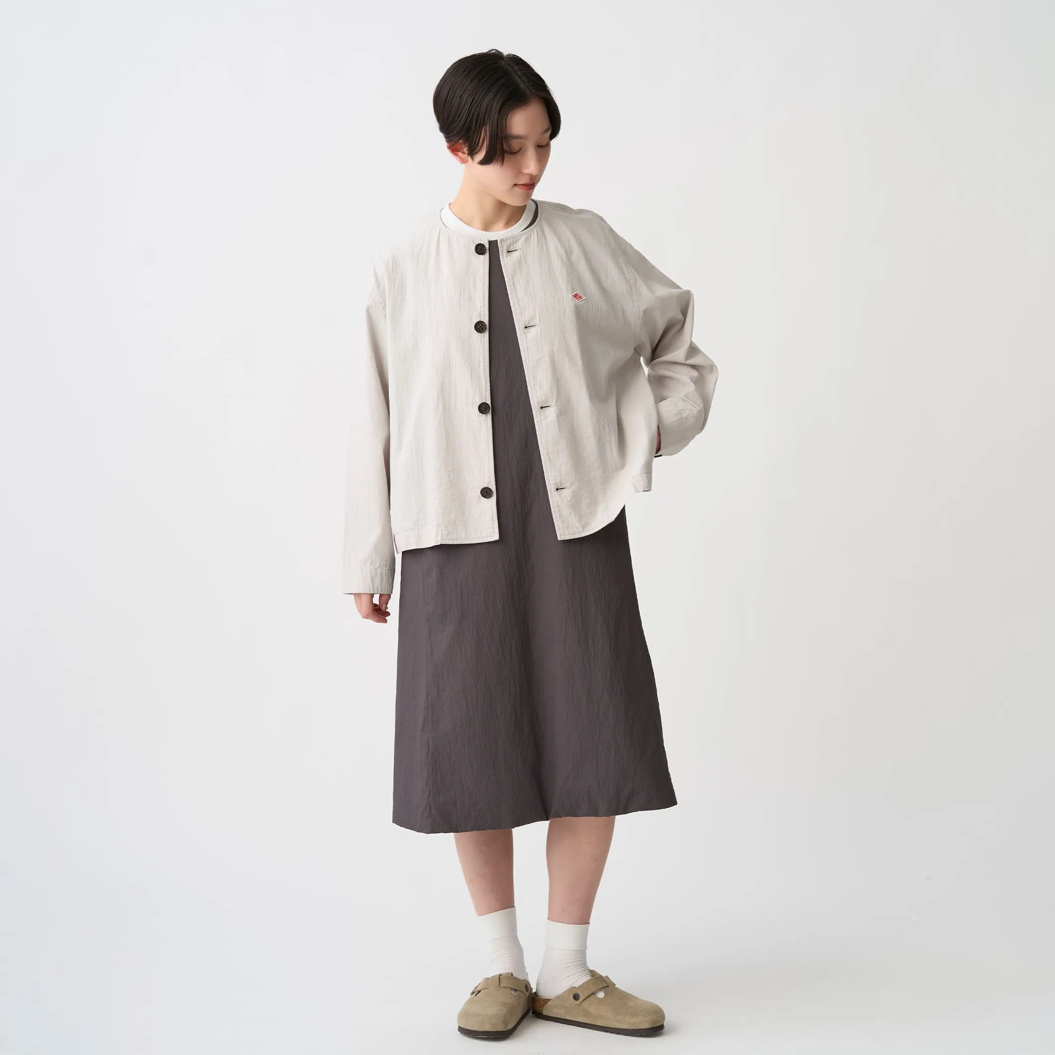 Women's Organic Cotton Washer Cardigan Shirt sold by Danton product image thumbnail 5