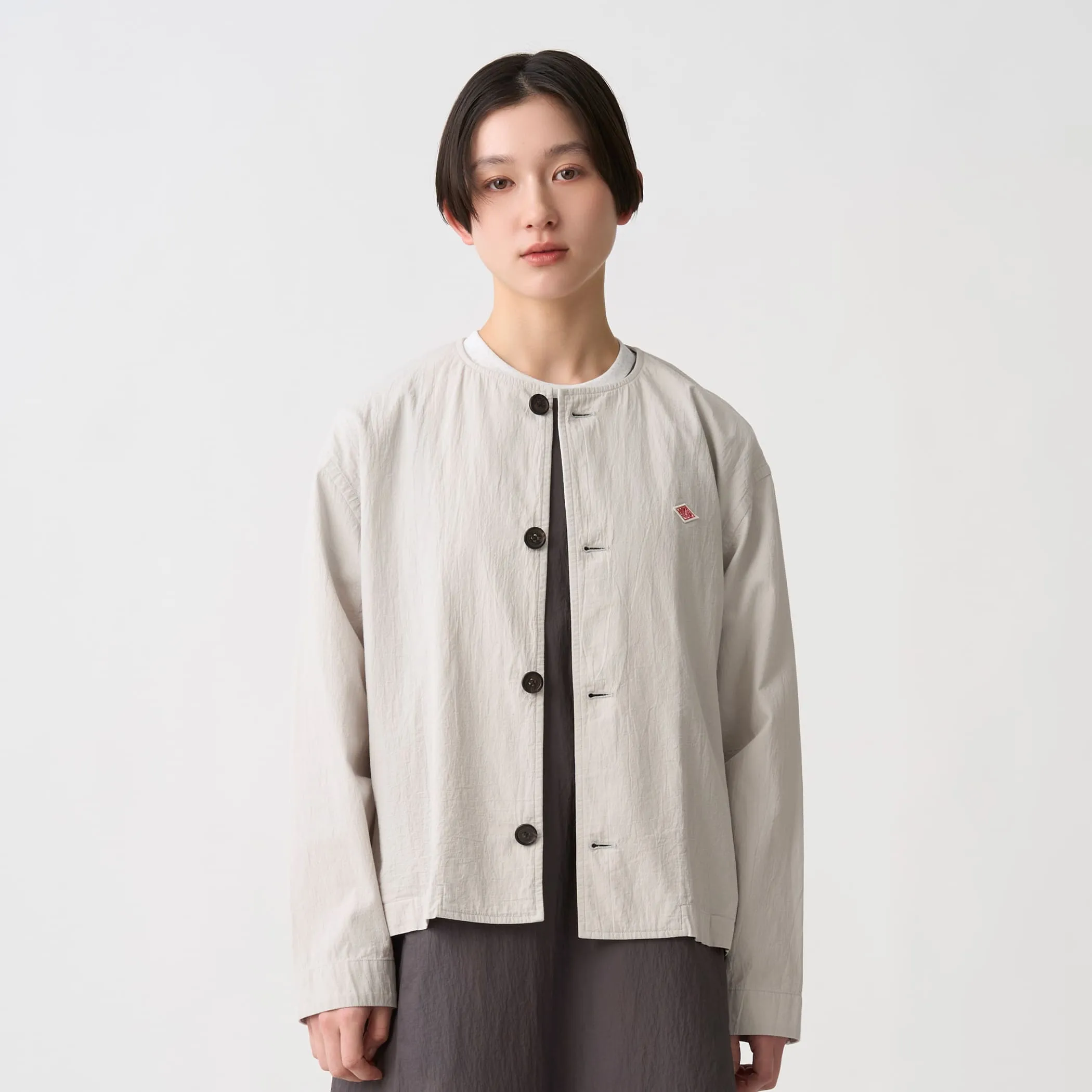 Women's Organic Cotton Washer Cardigan Shirt sold by Danton product image thumbnail 2