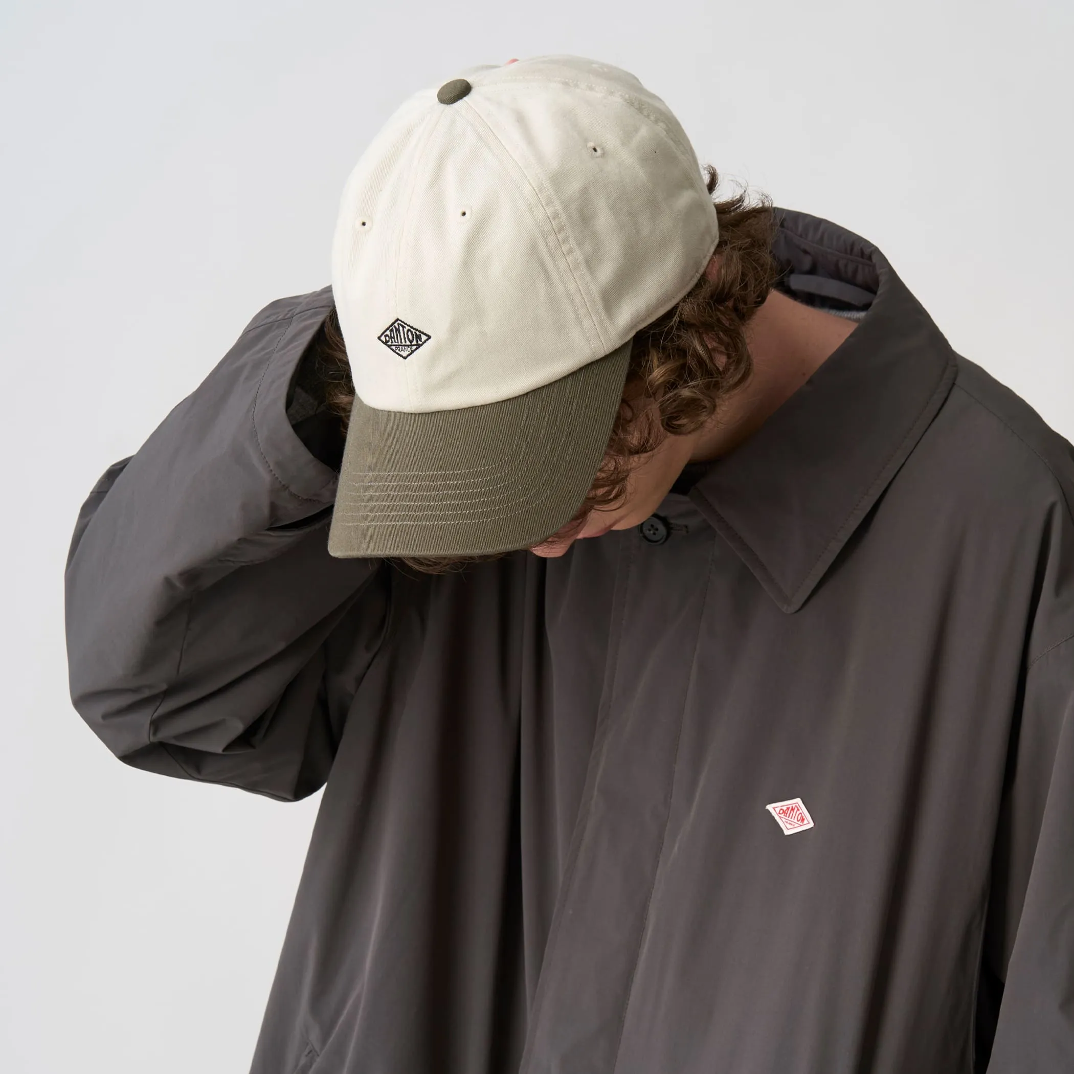 Chino Cloth 6-Panel Cap 2tone sold by Danton product image thumbnail 3