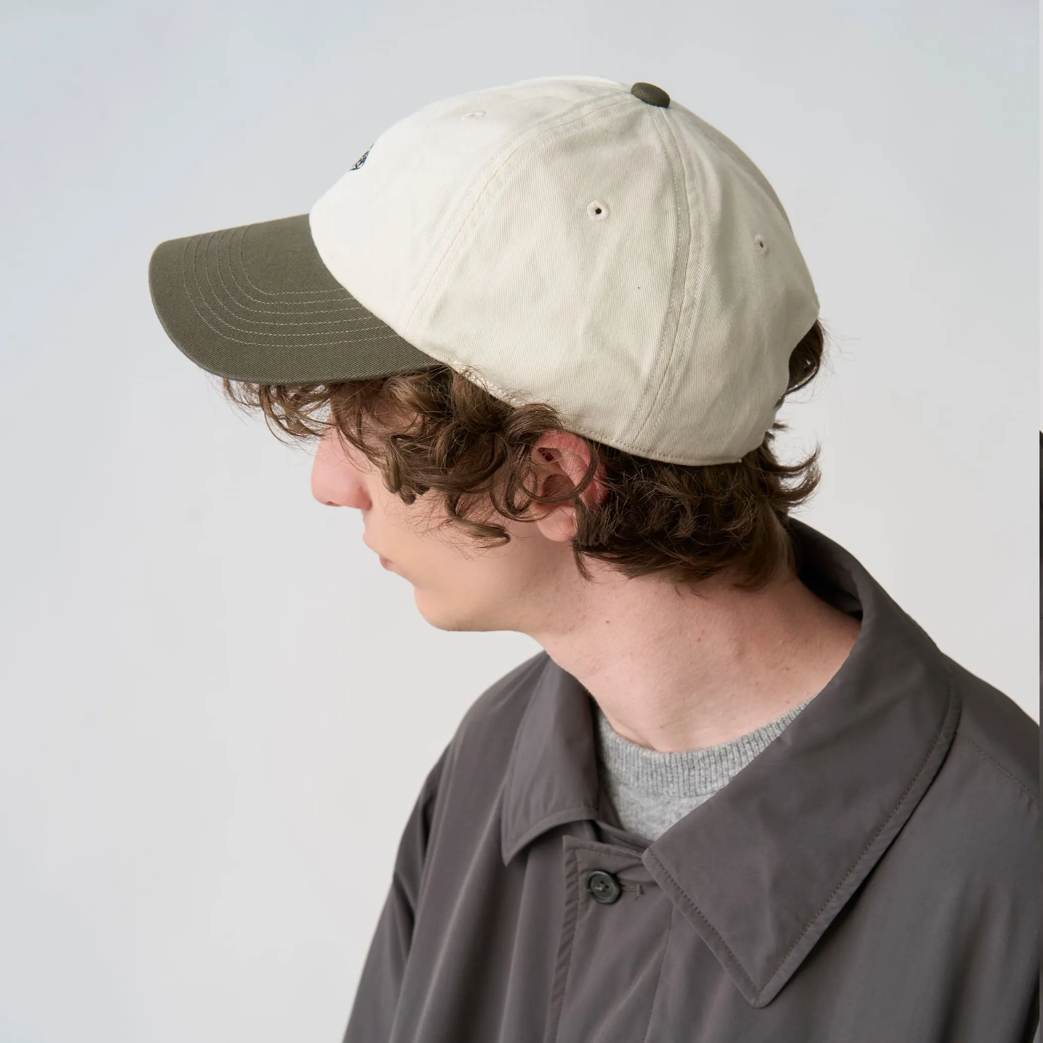 Chino Cloth 6-Panel Cap 2tone sold by Danton product image thumbnail 4