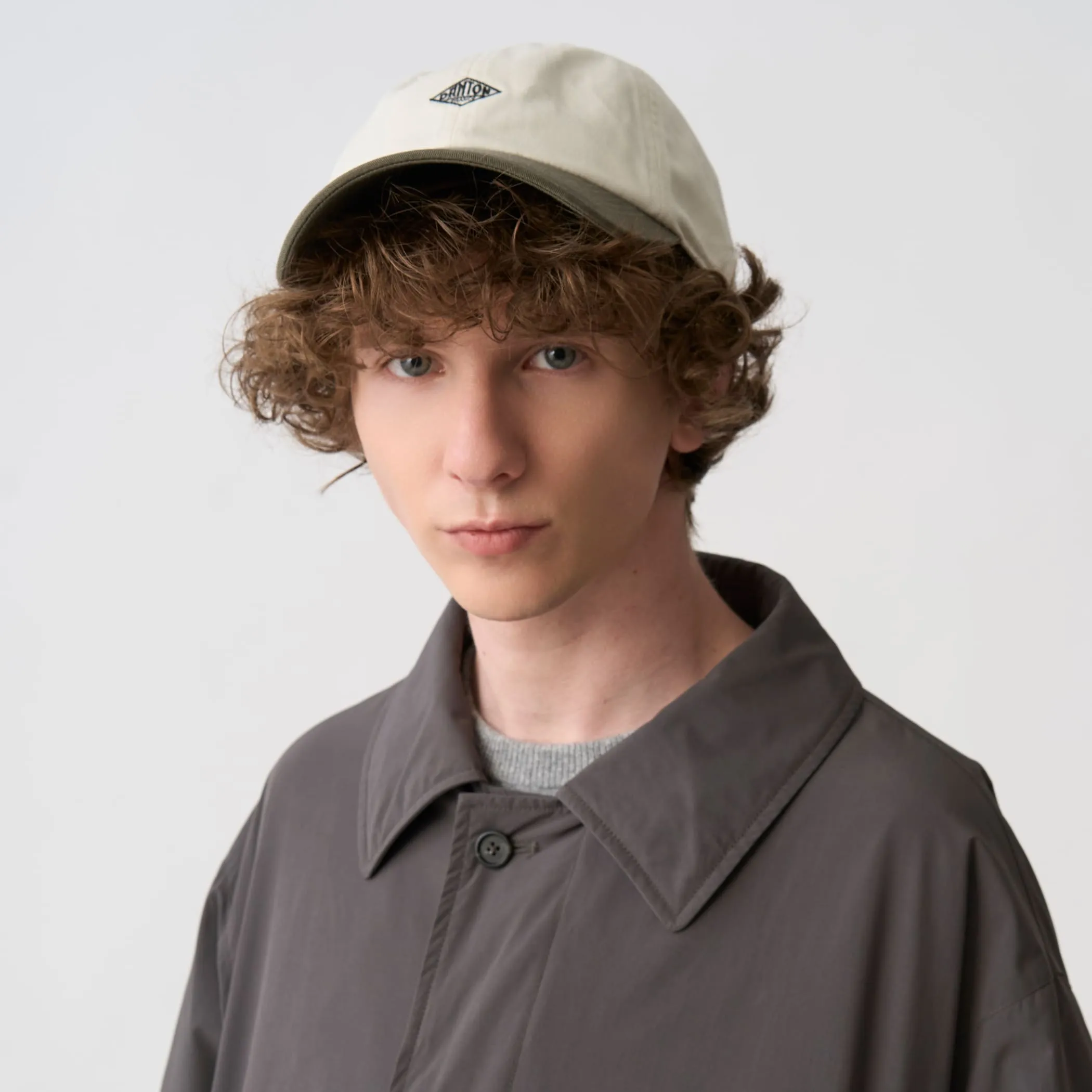 Chino Cloth 6-Panel Cap 2tone sold by Danton product image thumbnail 2