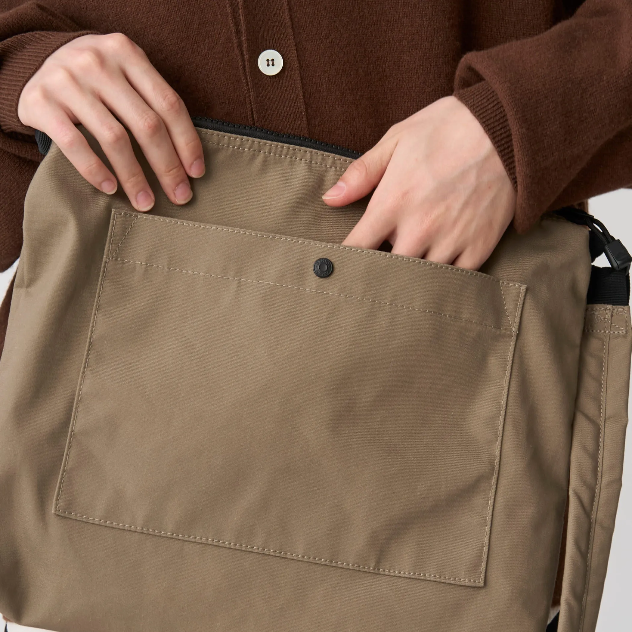 SAINT-HONORE - Canvas Sholder Bag sold by Danton product image thumbnail 5