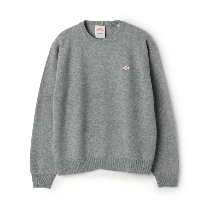 Men's Lambswool Crew Neck Knit Pullover made by Danton