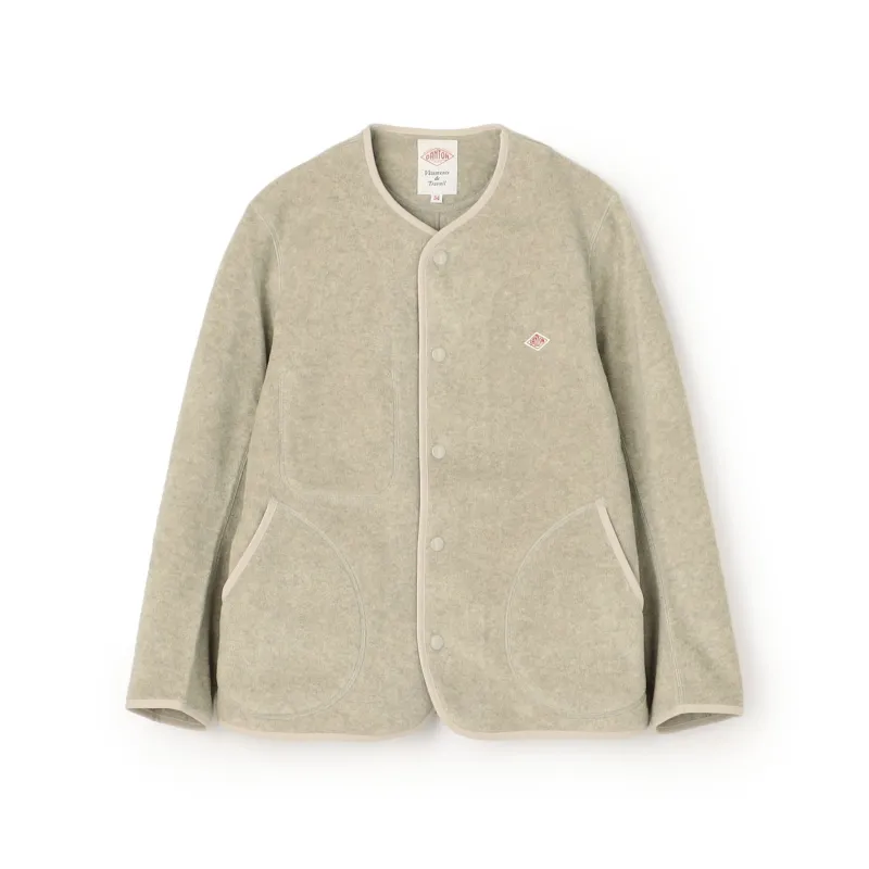 Women's Fleece Collarless Jacket made by Danton
